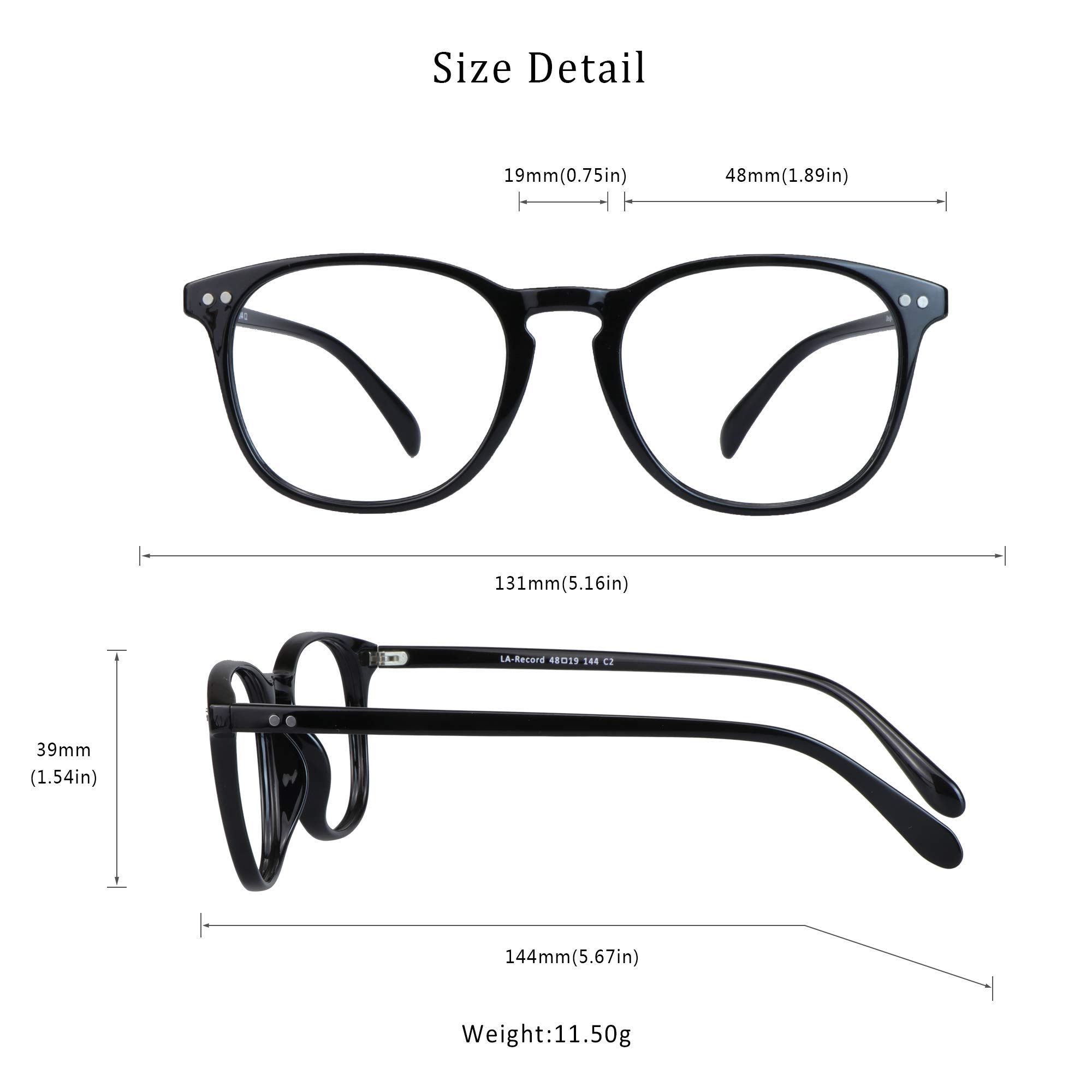 LifeArt Blue Light Blocking Glasses for Computer, Gaming & Reading - Anti Eyestrain & Anti Glare UV Protection Glasses for Men & Women - Perfect for Office Work, Online Classes & Screen Time