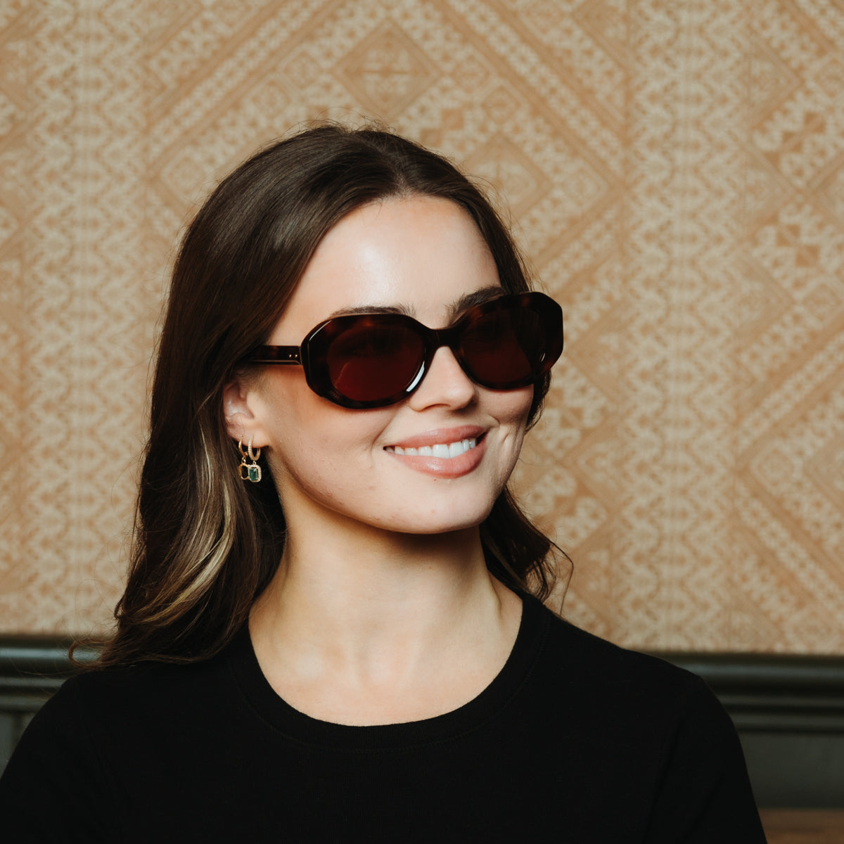 Natural Citrine Gemstone in Fiery Tortoise Shell Design - Elegant Jewelry for Women, Perfect for Parties, Weddings & Everyday Wear