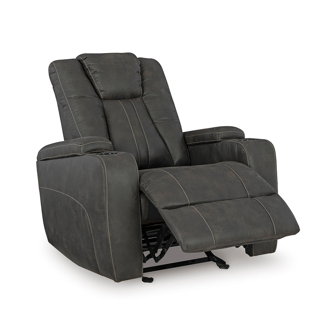 Batavia Manual Glider Recliner Chair - Comfortable Rocking & Reclining Living Room Chair for Nursery, Bedroom & Relaxation