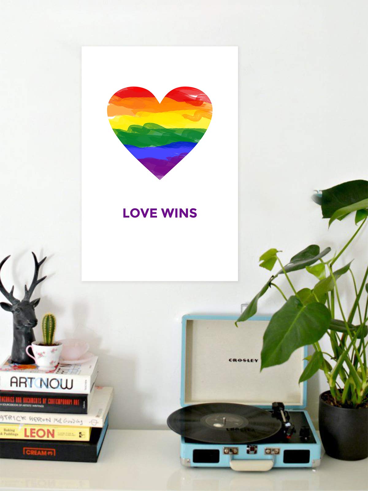 Love Wins LGBTQ Pride Rainbow Flag Poster - 32
