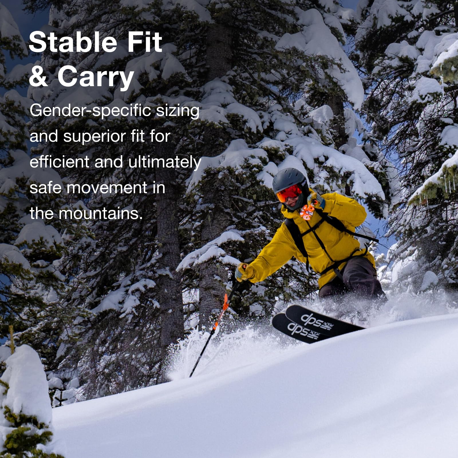 Osprey Men's Kamber 20 Ski and Snowboard Backpack - Lightweight Hydration Pack for Winter Sports - Perfect for Skiing, Snowboarding & Mountain Adventures