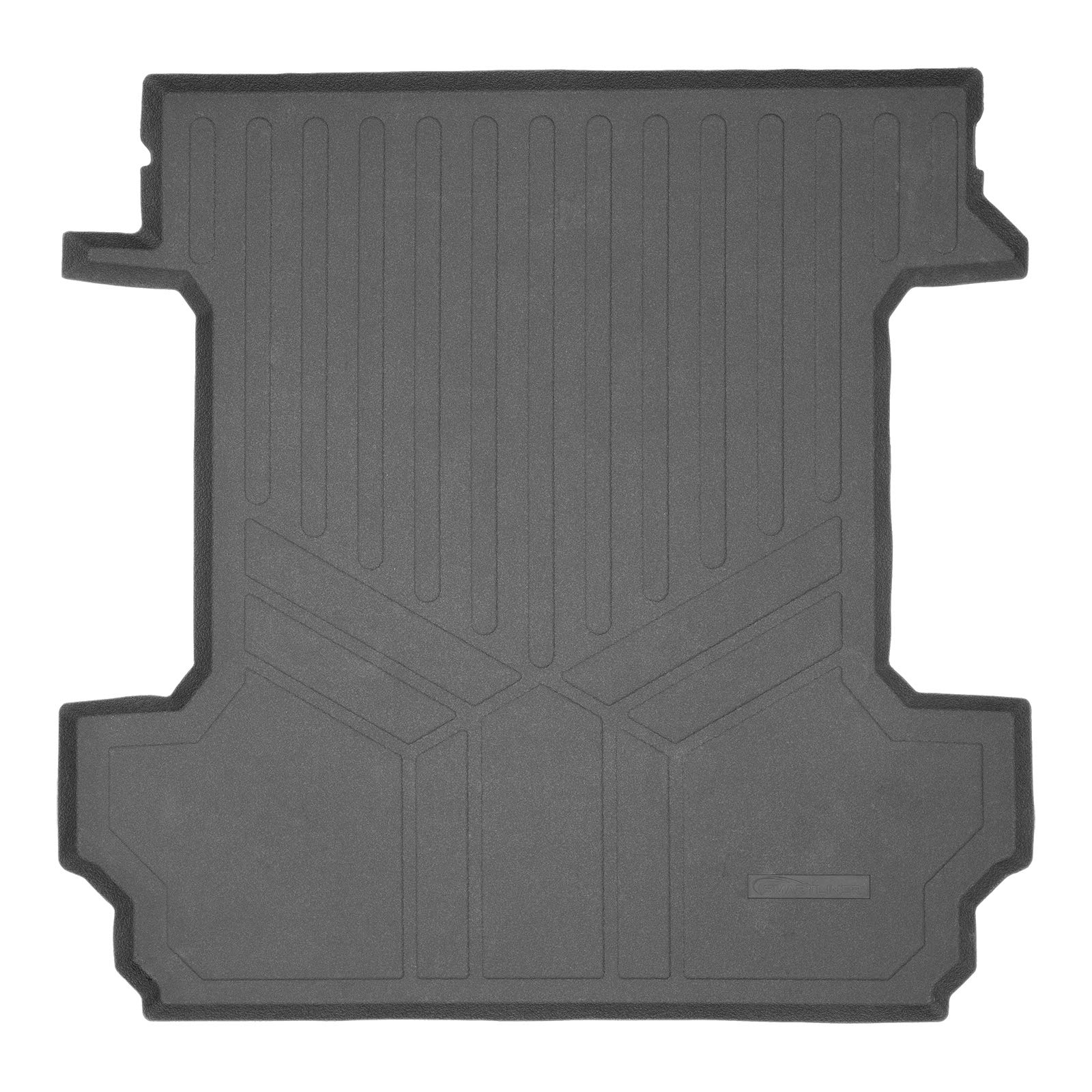 SMARTLINER Heavy Duty Rubber Truck Bed Mat for 2019-2021 Chevy Silverado & GMC Sierra 1500 Crew Cab (Fits 5'8