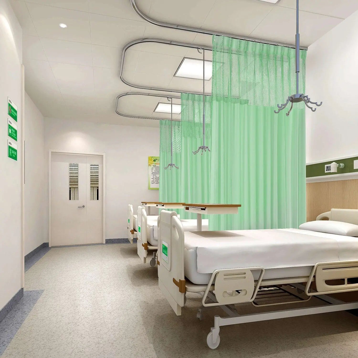 Medical Grade Cubicle Curtains for Clinics, Hospitals, SPA & Labs - Privacy Screen for Patient Rooms, Examination Areas & Healthcare Facilities
