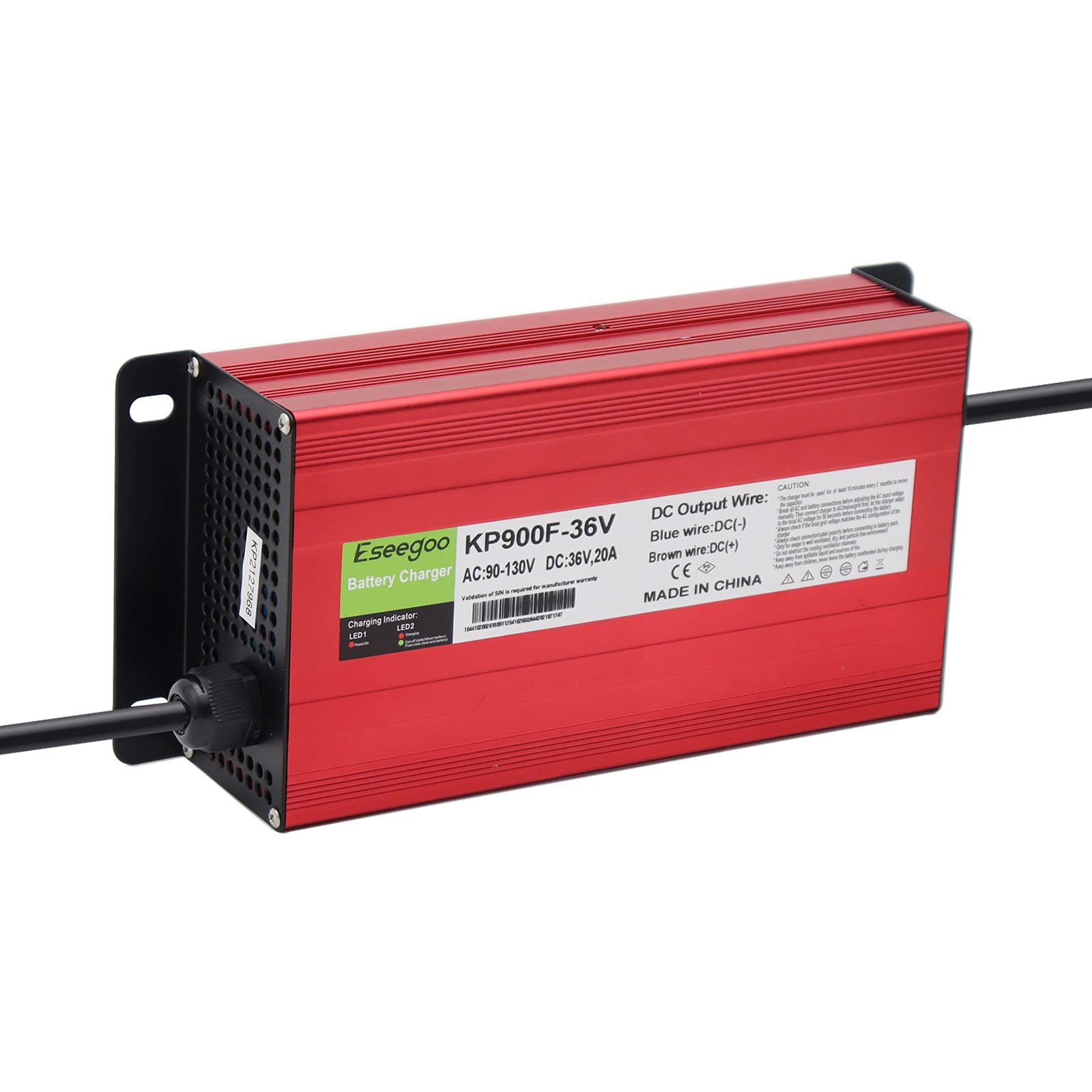 36 Volt 20 AMP Golf Cart Battery Charger for EZGO TXT - Compatible with 36V Golf Carts (Powerwise D-Style Plug) - Fast Charging & Reliable Performance for Golf Courses, Resorts & Personal Use