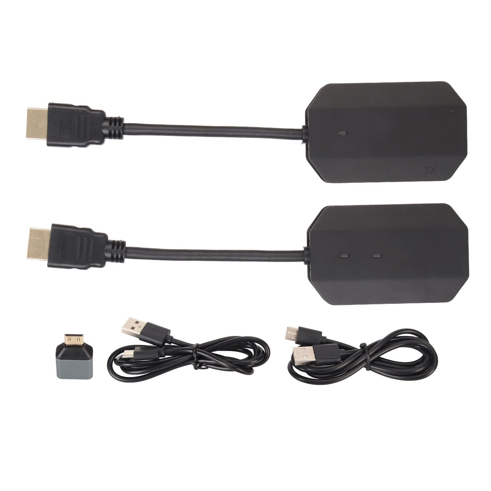 4K Wireless HDMI Extender Kit - 5G Portable HDMI Transmitter & Receiver for Laptop, Phone, TV - Plug & Play, Zero Latency - Perfect for Home Theater, Gaming & Office Presentations