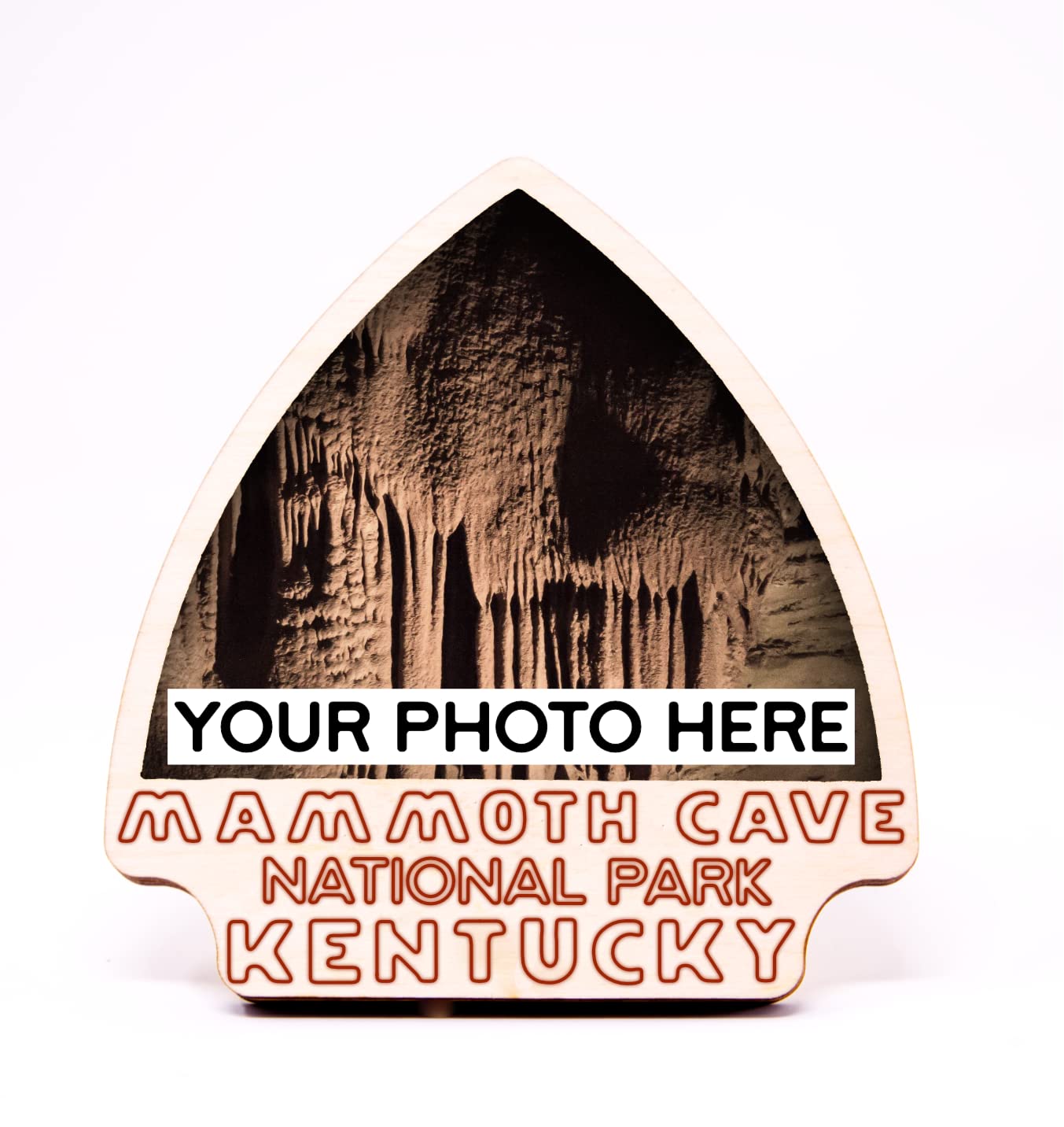 Mammoth Cave National Park Souvenir Photo Frame - Premium Wooden Picture Frame for Travel Memories - Perfect for Home Decor, Office Display & Gift Giving