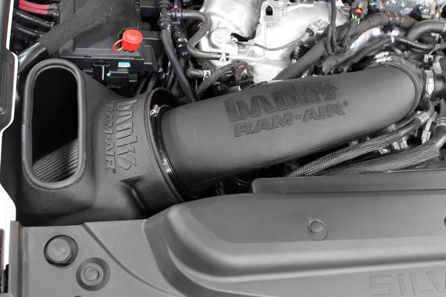 BANKS Plastic Black Short Ram Air Intake System - High Performance Cold Air Intake for Trucks & SUVs - Improve Engine Power & Fuel Efficiency for Off-Road & Daily Driving