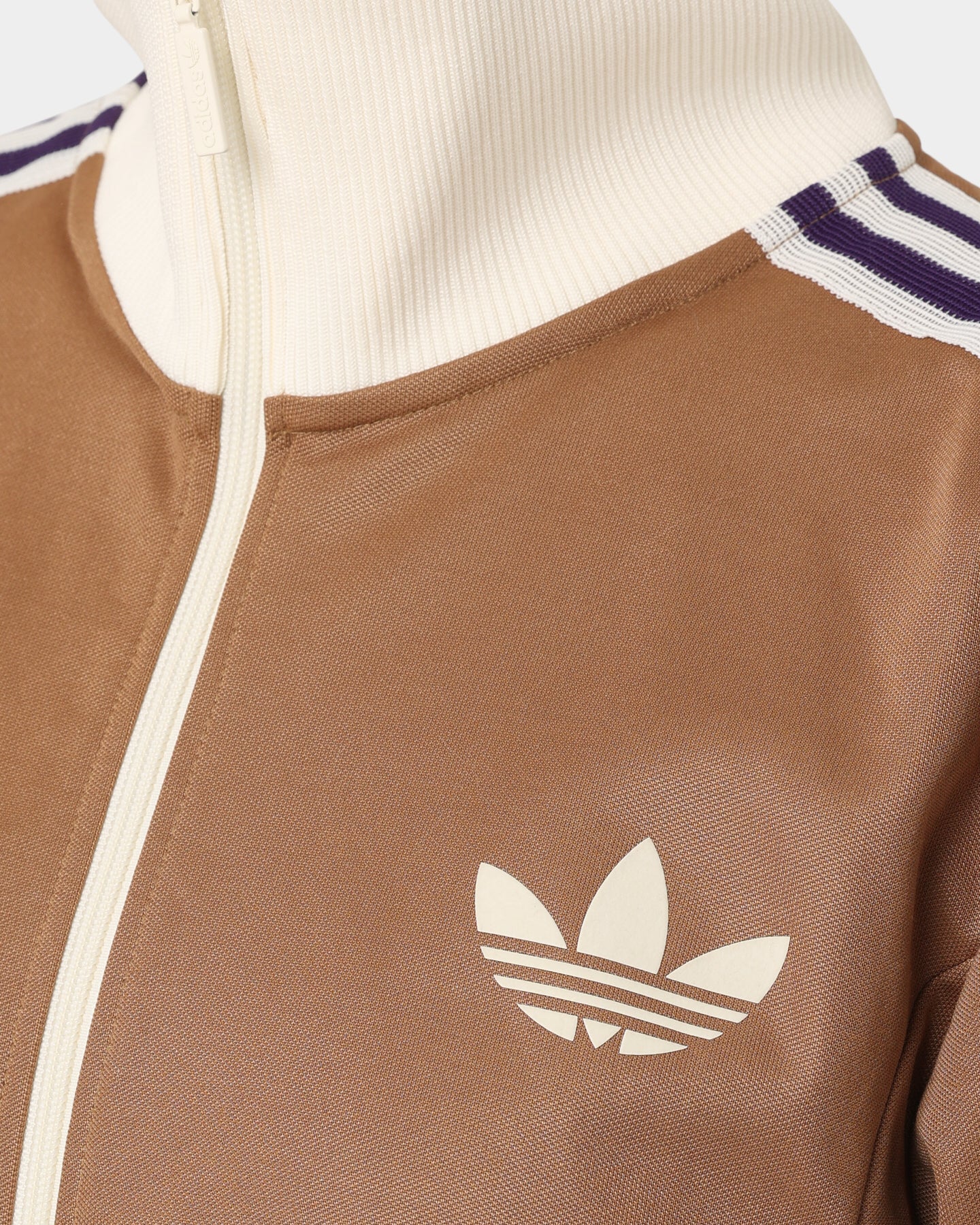 Adidas Adicolor Poly TT Jacket - Brown Desert | Lightweight Windbreaker for Men & Women | Perfect for Running, Hiking & Outdoor Activities