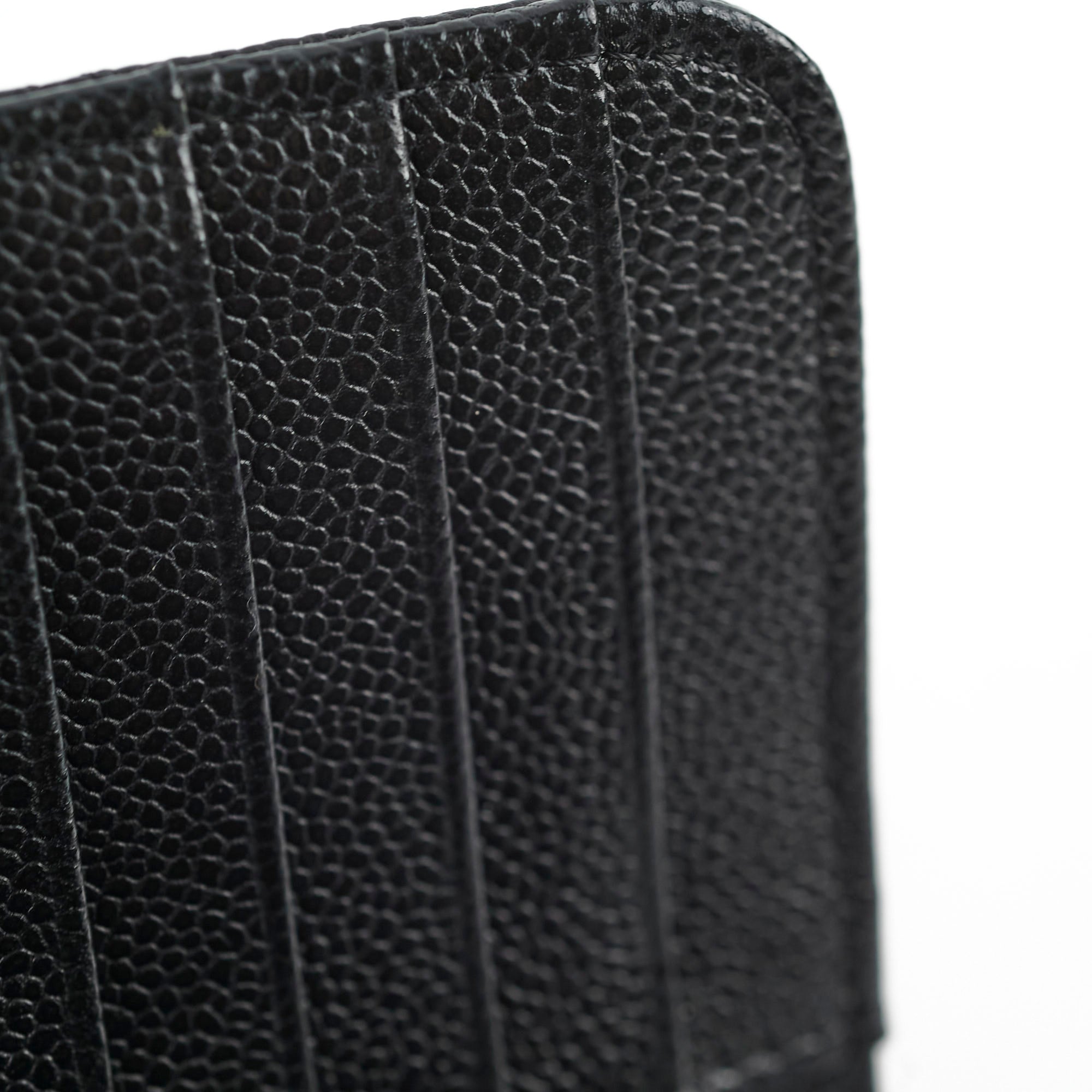 Chanel Mini Wallet On Chain WOC Black Caviar Leather Crossbody Bag - Series 30 | Luxury Designer Handbag for Women, Perfect for Evening Parties & Date Nights