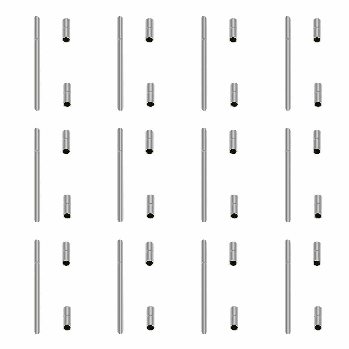 10-Piece Omega Seamaster Watch Band Link Pins & Tubes Set - Compatible with Models 1503-825, 2531.80, 2221, 2541 - Perfect for Watch Repair & Band Adjustment