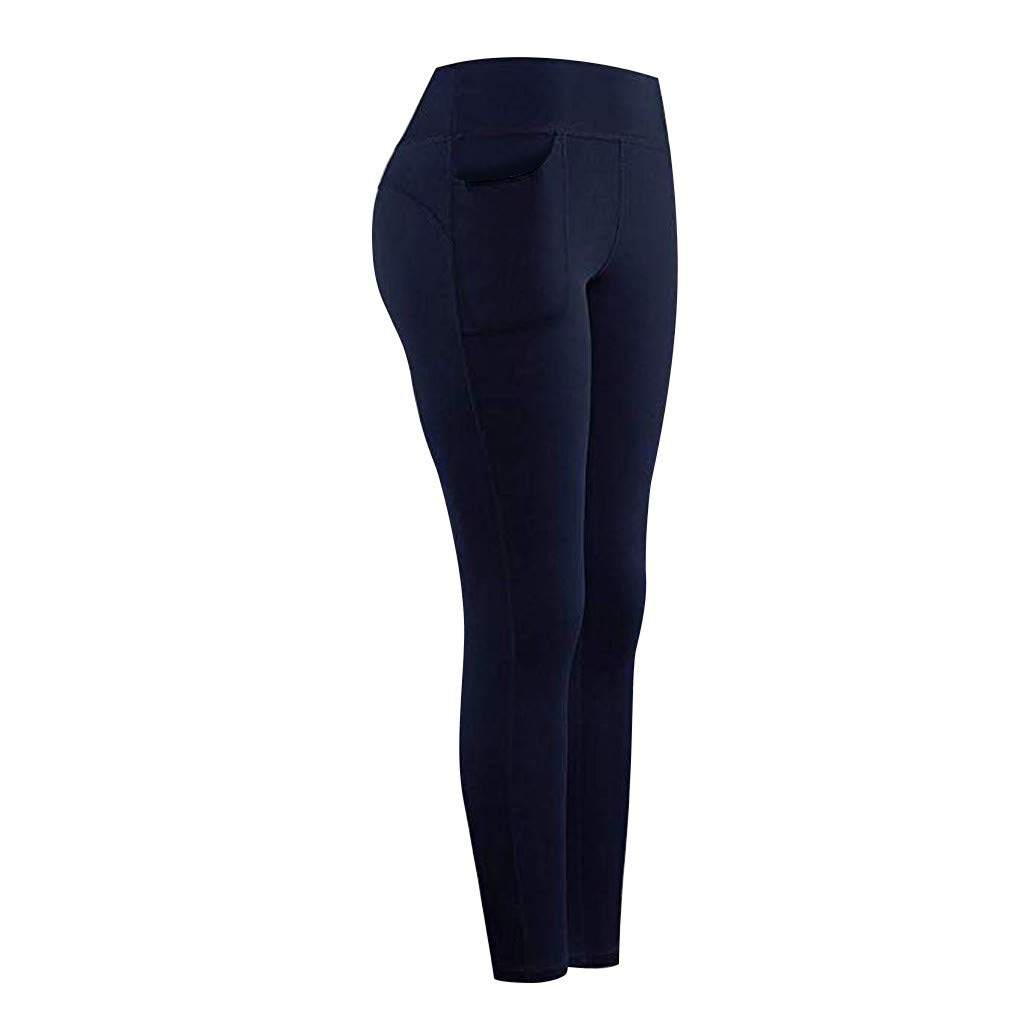 Women's High-Waisted Yoga Pants with Pockets - Stretchy Workout Leggings for Running, Gym & Fitness | Perfect for Yoga, Pilates & Everyday Wear