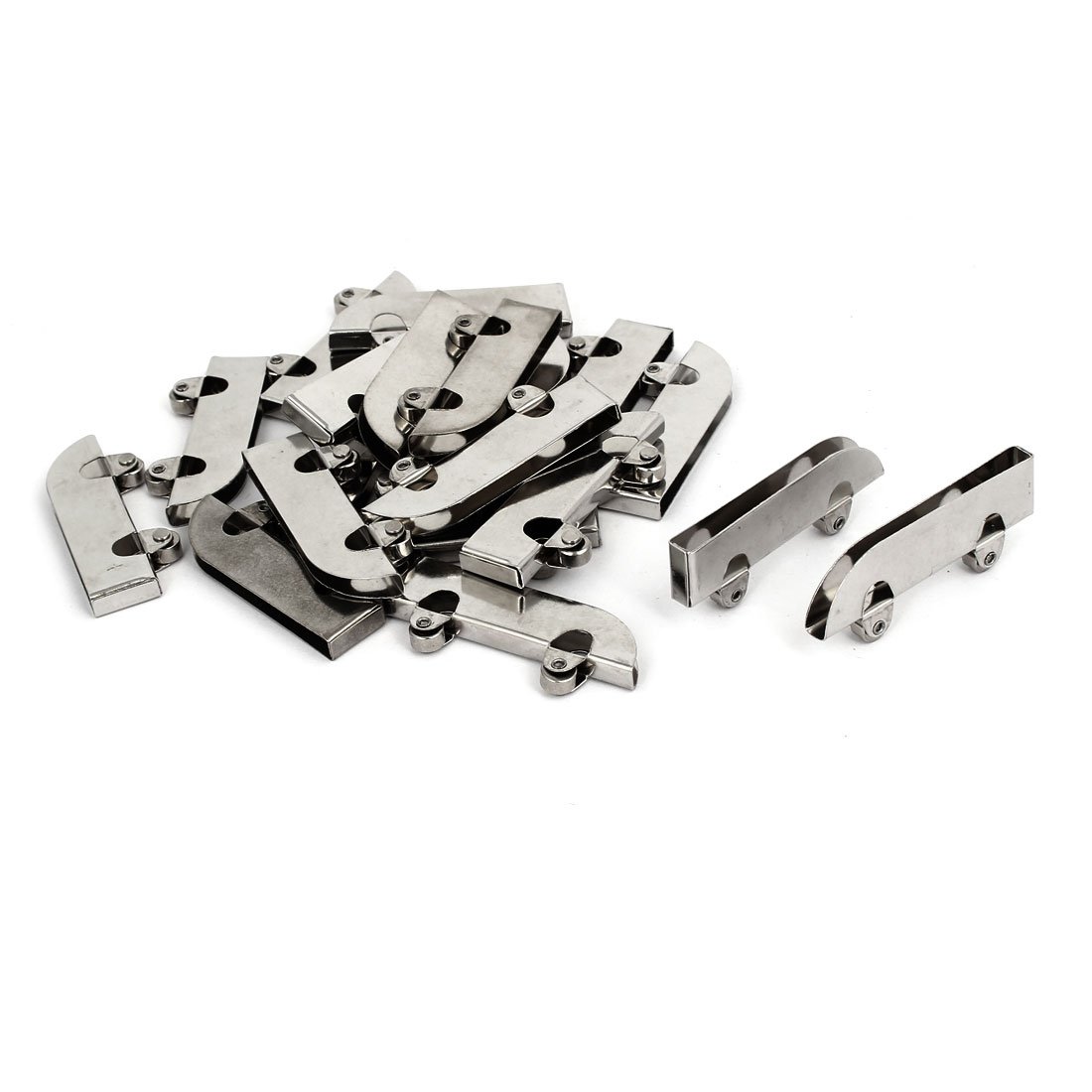 IIVVERR 20pcs Silver Tone 5mm Sliding Door Rollers for Wardrobe Cupboard Furniture - Smooth Gliding Replacement Wheels for Closet, Cabinet, and Storage Organizers (Perfect for Home, Office, and DIY Projects)