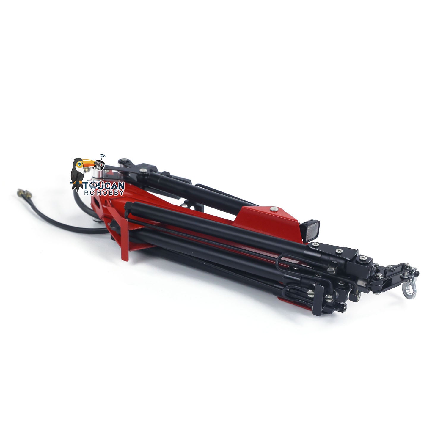 Limited Stock Metal Fly Jib Arm Crane for 1/14 Scale RC Hydraulic Dumper Truck - Compatible with 770S, R620, 3363 Model Vehicles | DIY Radio Controlled Tipper Tractor Accessory | Perfect for Construction Site Simulation & RC Truck Enthusiasts
