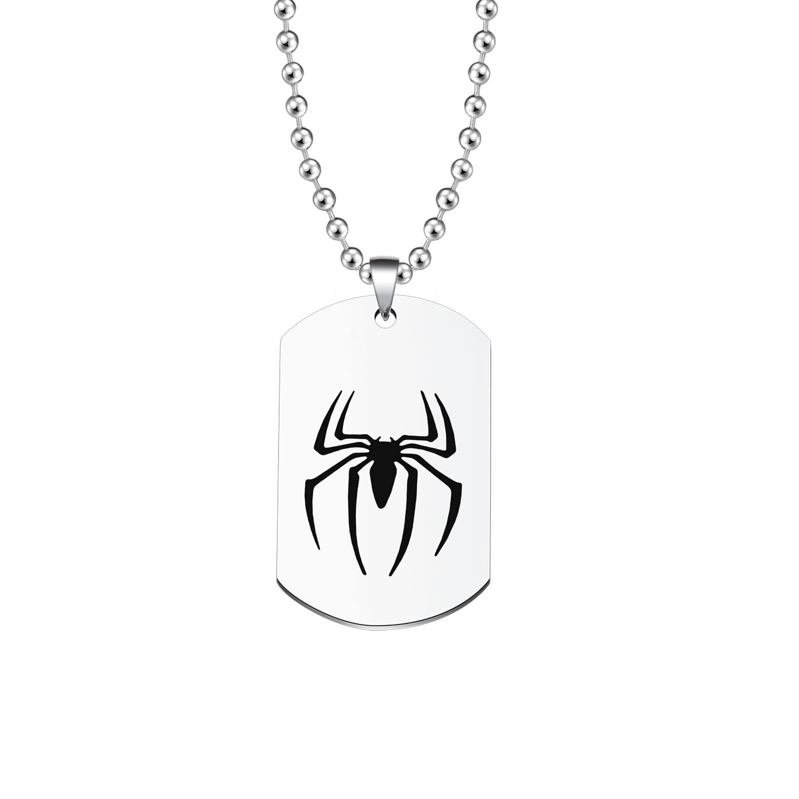 Spider Hero Necklace - Unique Spider-Inspired Jewelry Gift for Movie Fans & Marvel Lovers - Perfect for Cosplay, Halloween, and Superhero Themed Parties