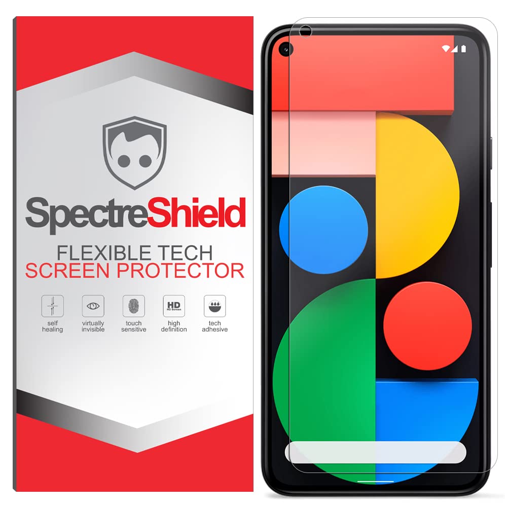 Google Pixel 5a Screen Protector - Spectre Shield Case-Friendly Flexible TPU Film with Full Coverage & HD Clarity | Perfect for Daily Use, Gaming & Outdoor Activities