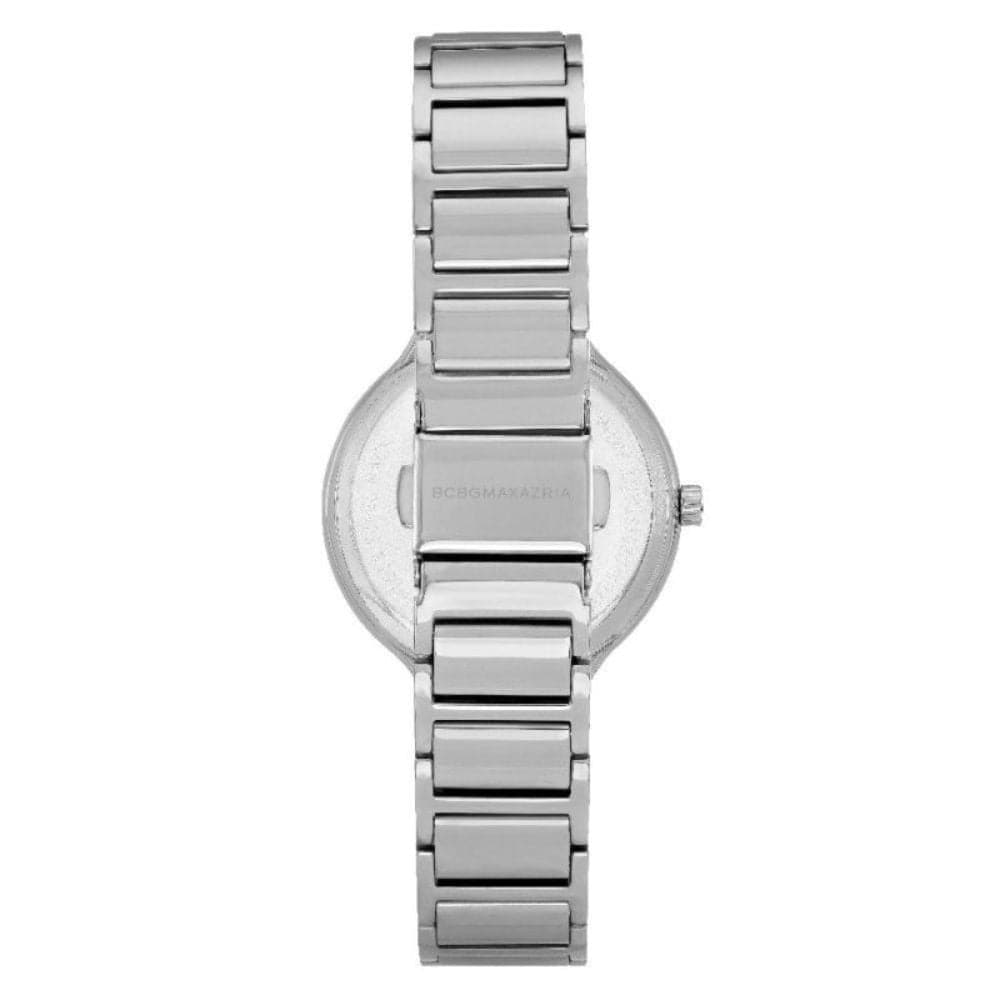 BCBGMAXAZRIA BG50678013 Women's Fashion Watch - Elegant Stainless Steel Bracelet & Crystal Accents - Perfect for Office, Party & Everyday Wear