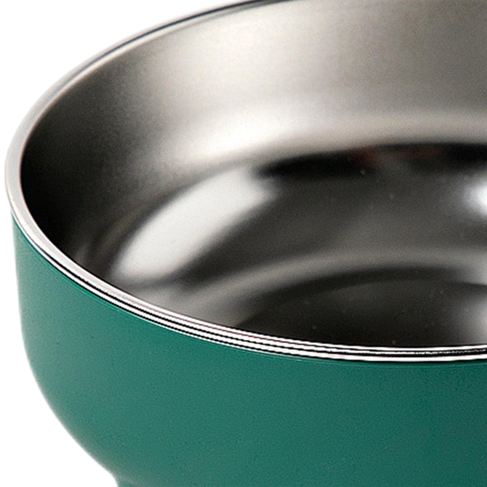 **Enakshi Medium Dog Bowl - Non-Slip Pet Food Dish for Dogs & Cats, Green | Durable Feeding Container for Home, Travel & Outdoor Use | Pet Supplies, Dog & Cat Bowls**