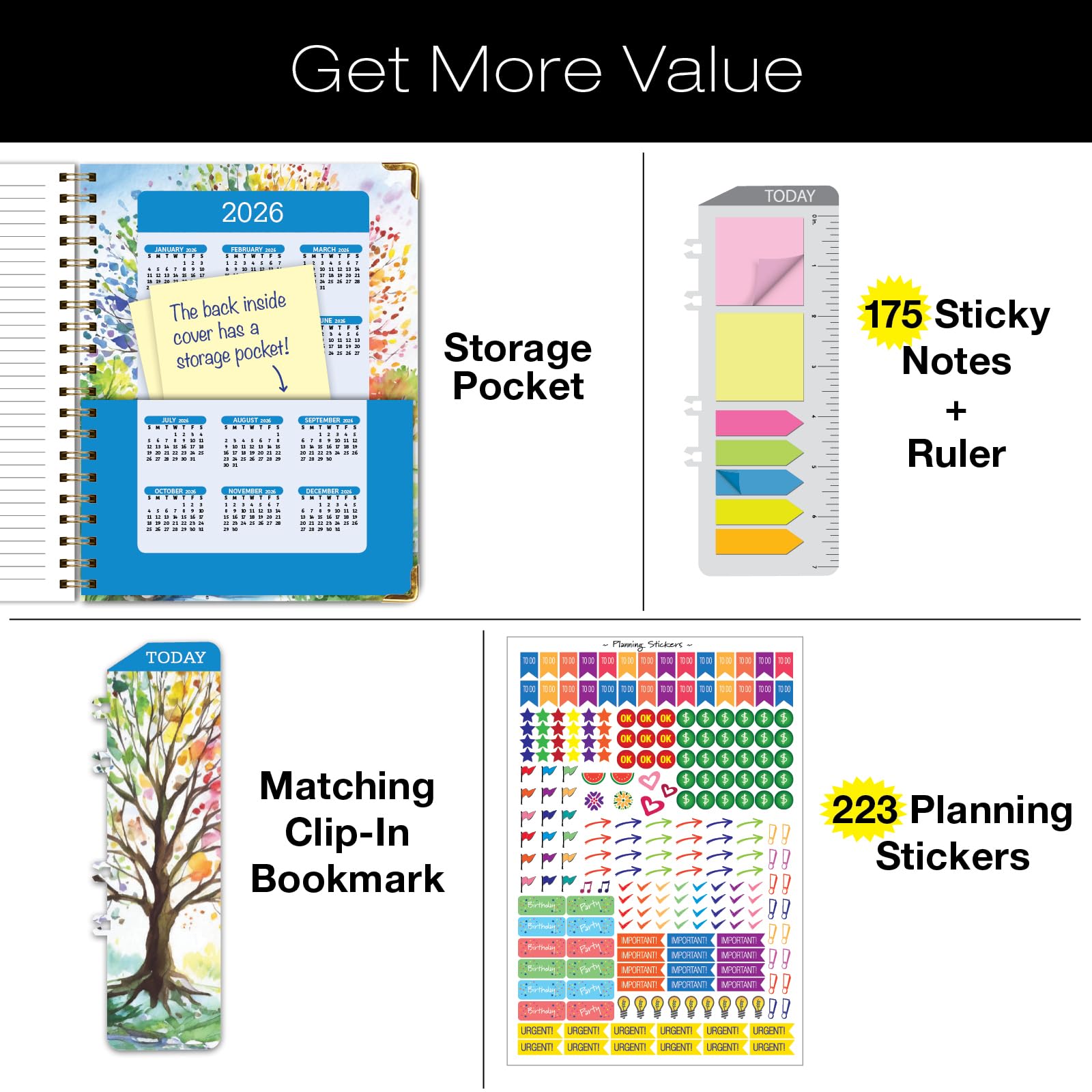 2025 Hardcover Planner 8.5