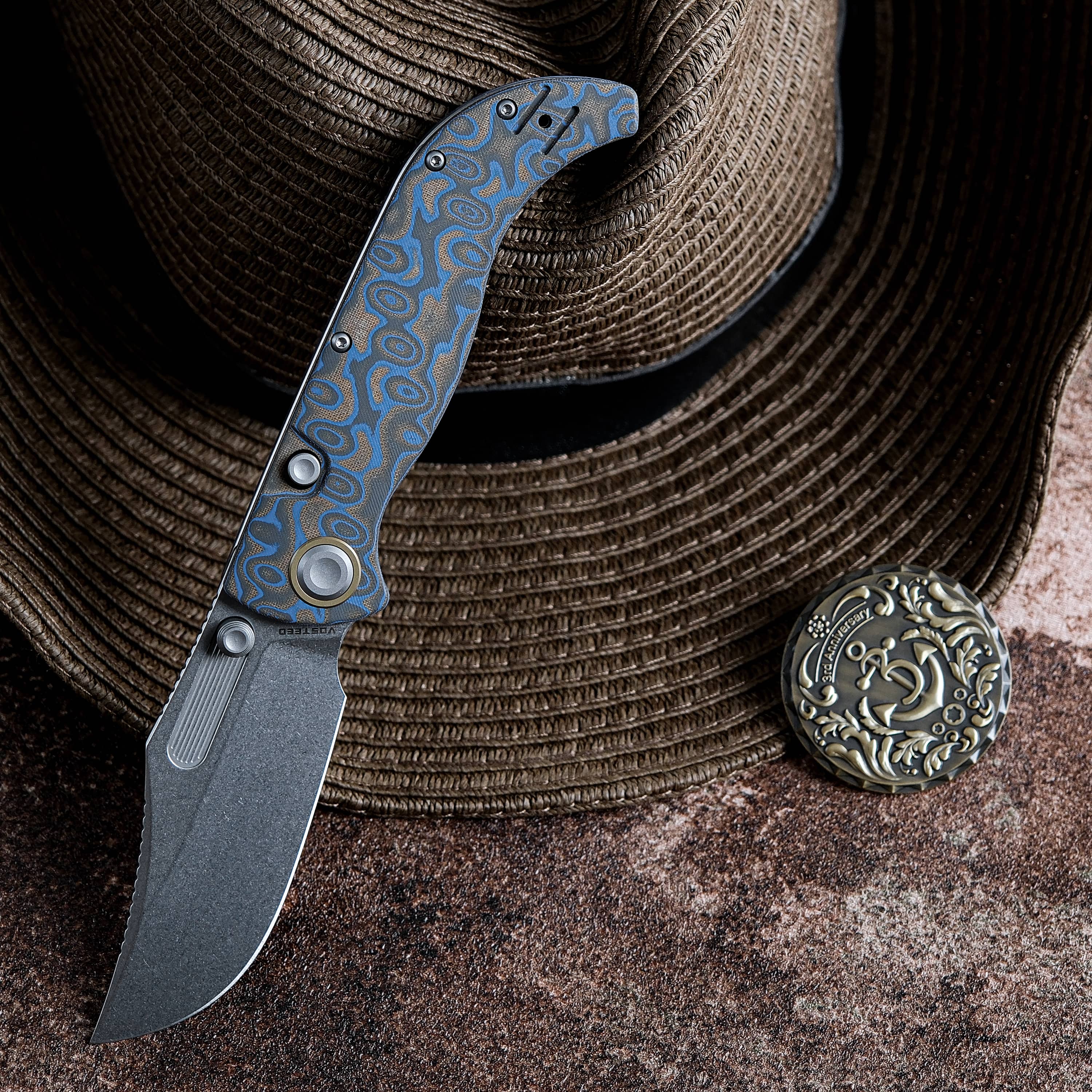 Naga Top Liner Lock Folding Knife - 3.47