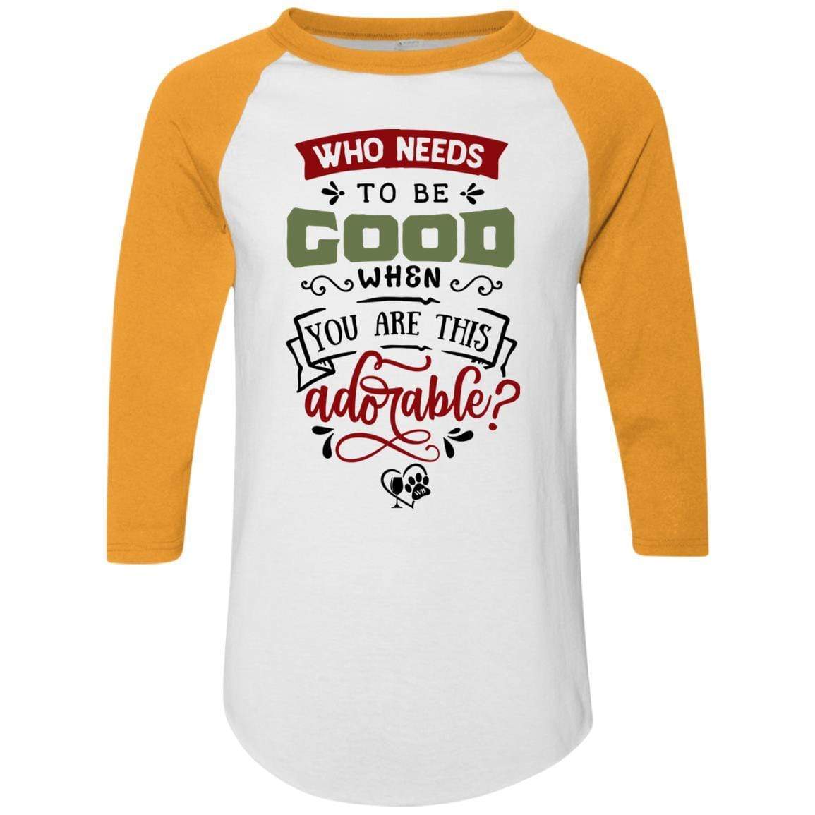 WineyBitches.Co Colorblock Raglan Jersey - Stylish Women's Baseball Tee for Casual Outings & Weekend Wear