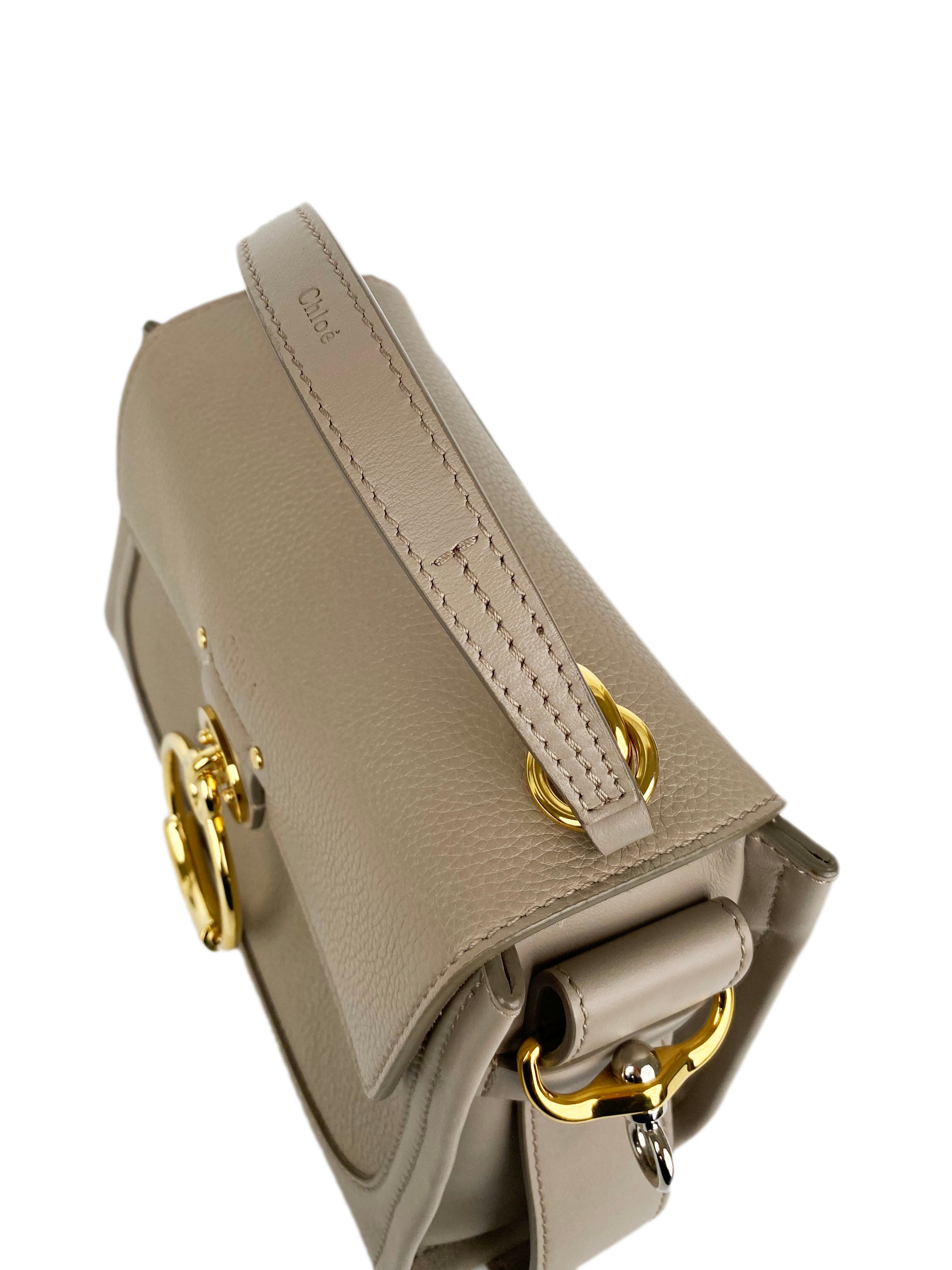 Chloe Motty Grey Mini Tess Day Bag - Stylish Crossbody Purse for Women, Fashionable Everyday Handbag for Work, Travel & Shopping