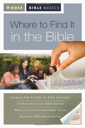 Where to Find It in the Bible - Rose Bible Basics | Christian Study Guide & Scripture Reference Book for Bible Study Groups, Personal Devotion & Sunday School