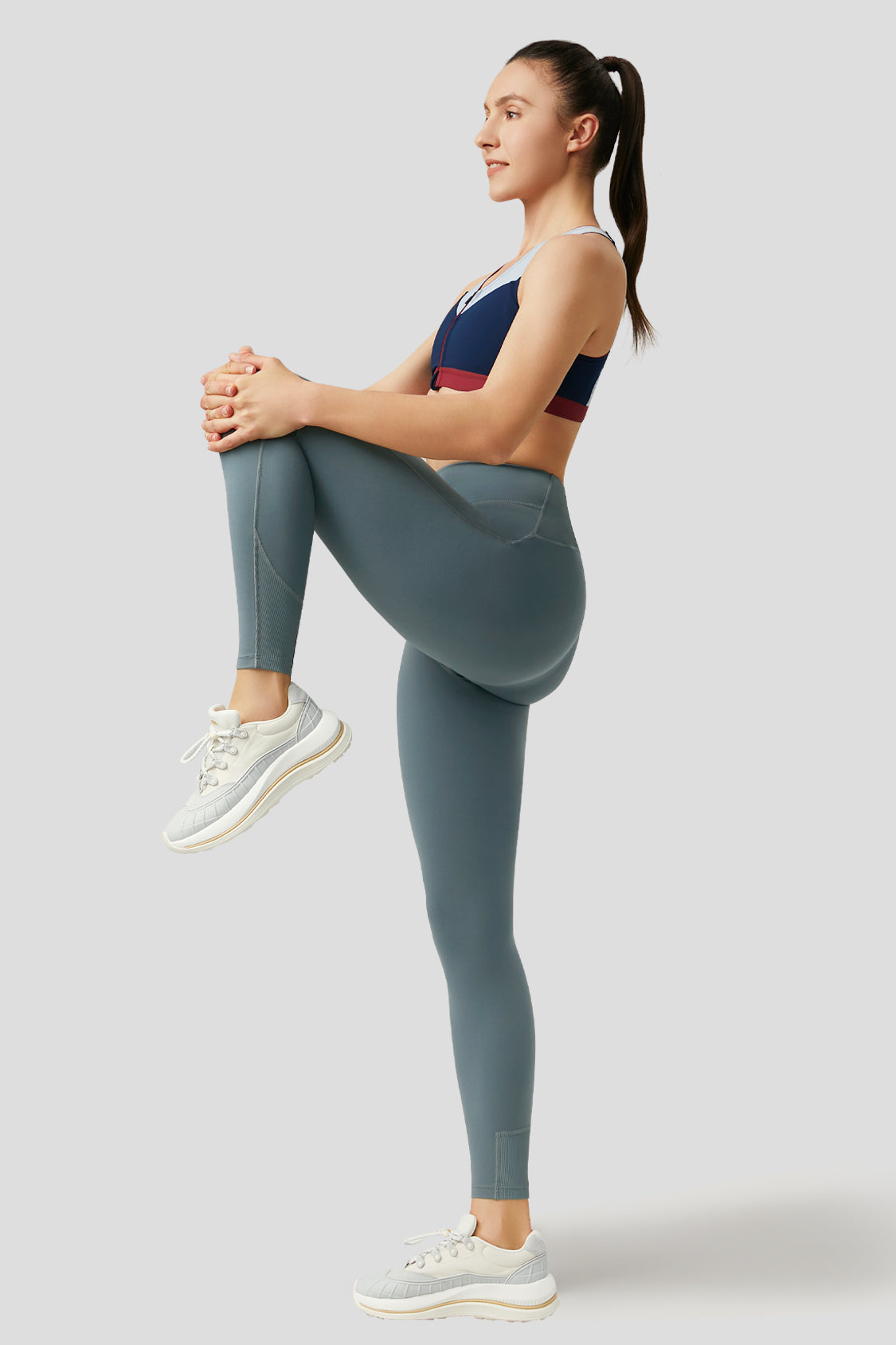 Wellshape Women's Airloop High Waist Leggings - Breathable Workout Yoga Pants for Running, Gym & Everyday Wear