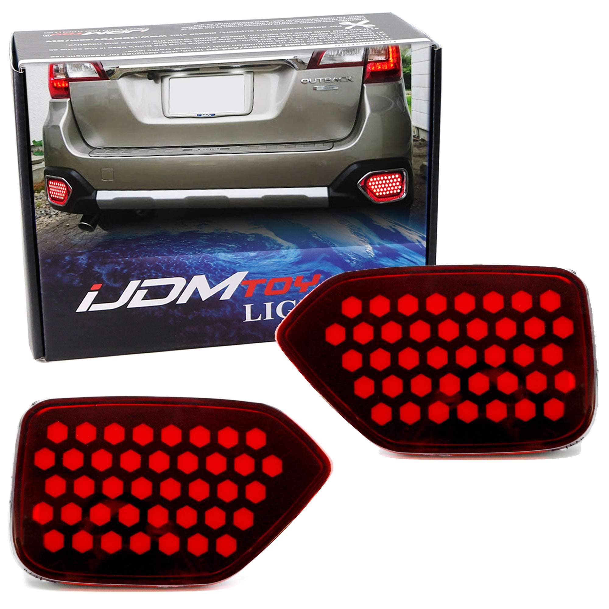 Full LED 3-in-1 Tail Light Brake Sequential Turn Signal Bumper Reflex for 2018-2022 Subaru XV Crosstrek - Upgrade Your Car's Rear Lighting for Enhanced Safety & Style
