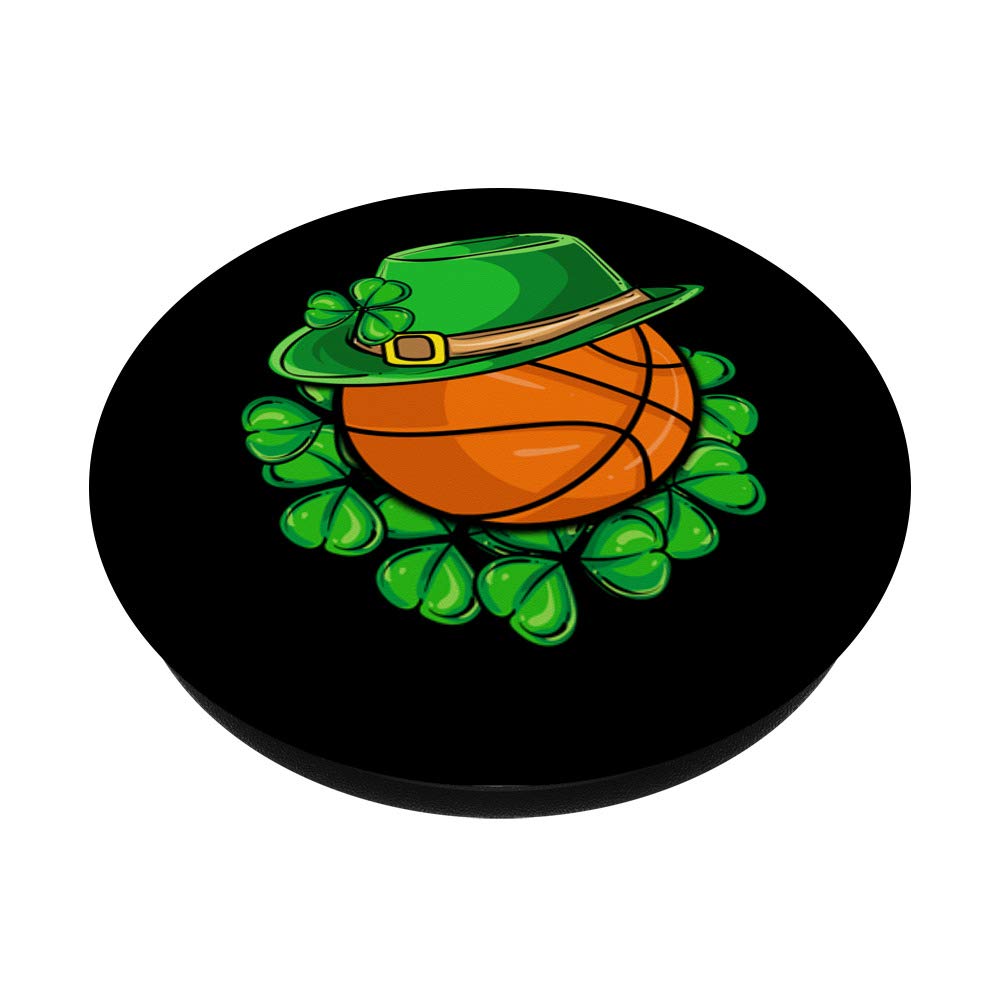 St. Patrick's Day Basketball PopSockets - Swappable PopGrip for Players, Coaches & Teams | Perfect for Irish-Themed Games & Fan Accessories