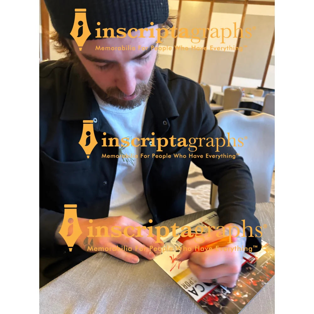 Logan Thompson Autographed Washington Capitals 8x10 Photo - Signed Hockey Memorabilia with COA - Perfect for Sports Fans, Man Cave Decor & NHL Collectibles