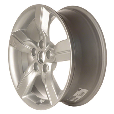Hyundai Veloster OEM Silver Wheel Rim 17 Inch ALY070812 (2012-2015 Model) - Perfect for Replacement & Car Customization