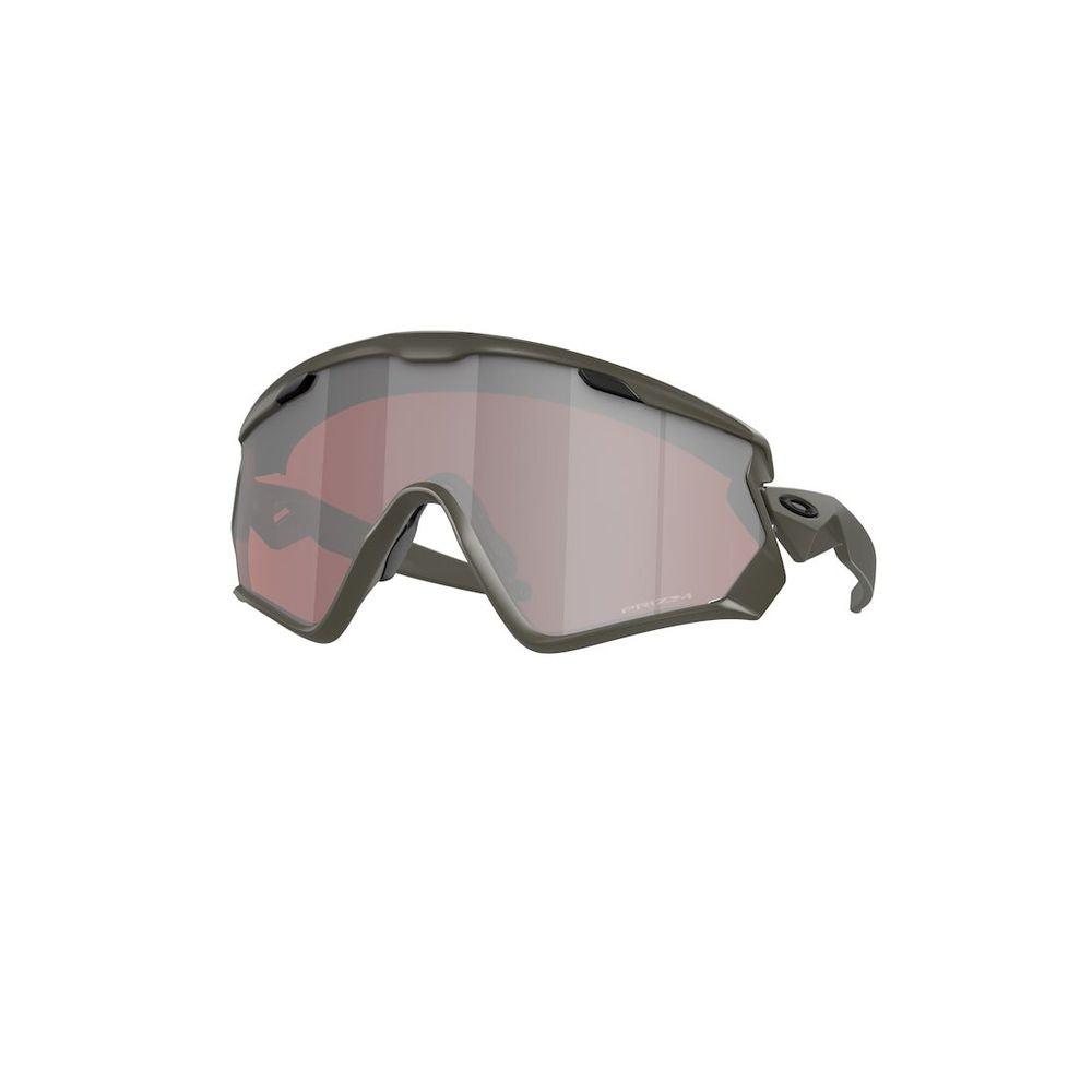 Oakley Wind Jacket 2.0 Sunglasses for Men & Women - Matte Olive Frame with Prizm Snow Black Lenses - Sports, Running, Cycling & Outdoor Activities - Model 0OO9418 941826