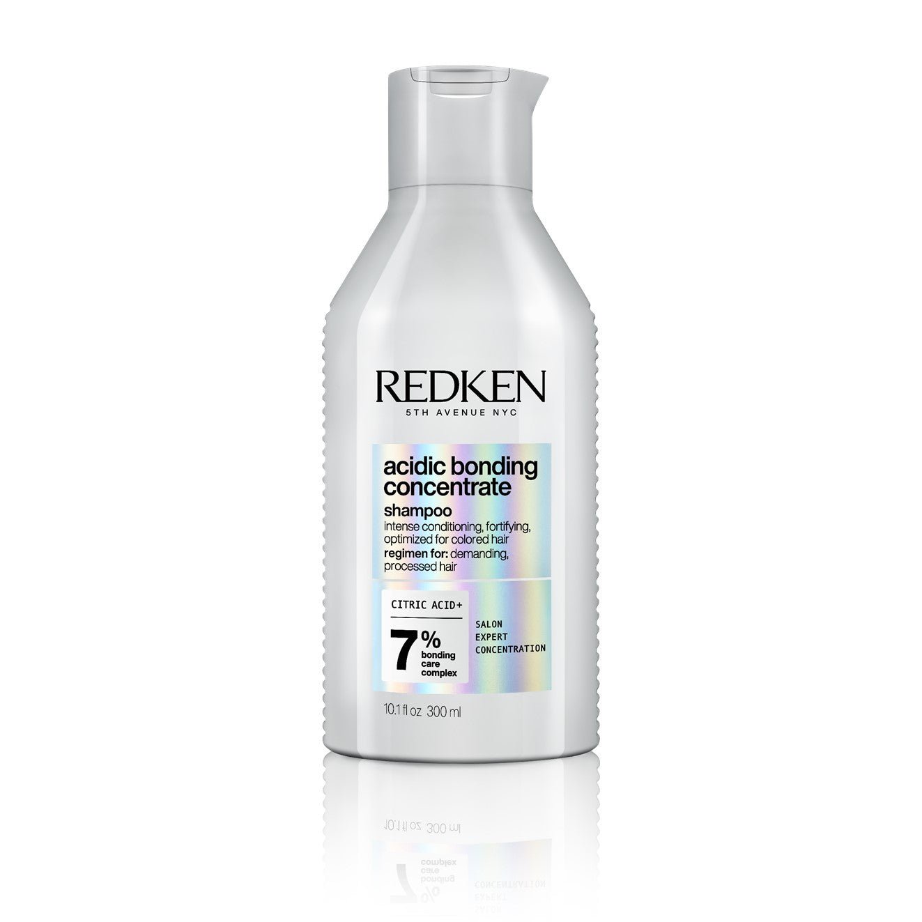 Redken Acidic Bonding Concentrate Shampoo 300ml - Repair & Strengthen Damaged Hair - Sulfate-Free Bonding Shampoo for Color-Treated & Chemically Processed Hair - Perfect for Daily Use at Home or Salon
