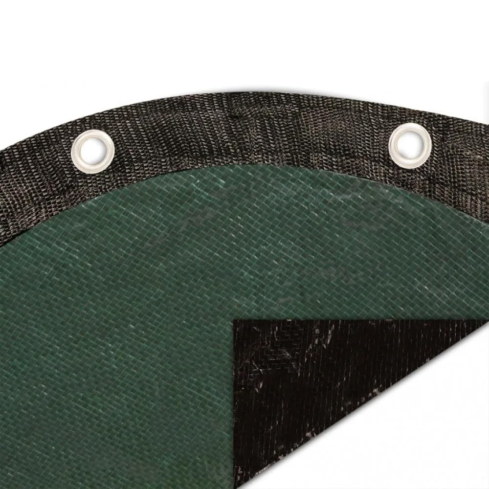 Buffalo Blizzard 28 ft Round Heavy Duty Winter Pool Cover - Supreme Plus Above Ground Pool Cover, Green/Black Reversible, Cold & UV Resistant, Shields from Debris - Perfect for Seasonal Protection & Winter Pool Maintenance