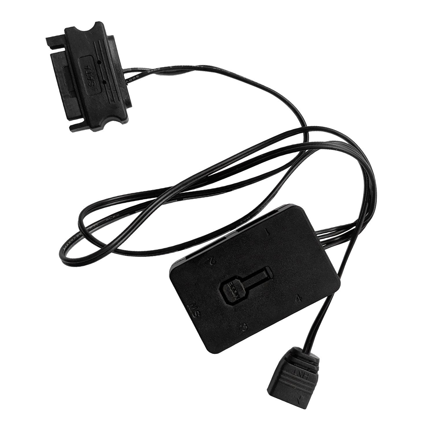 Coolerguys SATA to 3-Pin ARGB LED Controller Adapter - Sync RGB Lighting for PC Case, Fans & Components