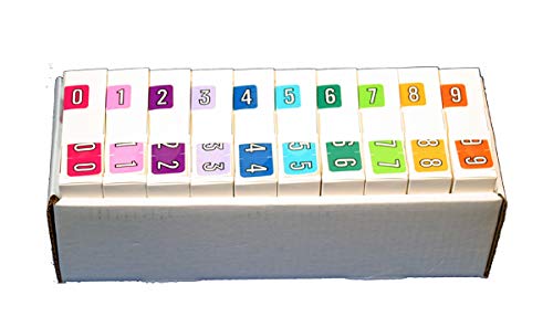 Doctor Stuff - Complete Set of 0-9 File Folder Labels, Barkley FNCPM Matching NCPM Series Chart Stickers, 1