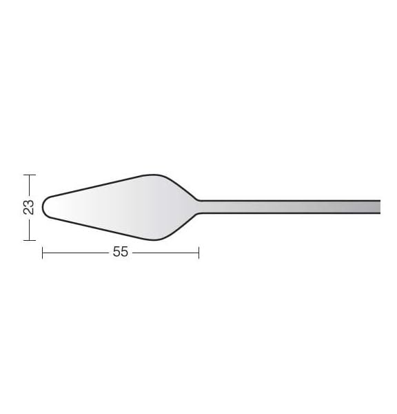 Holbein 1066 Series No. 5 Steel Painting Knife - Professional Artist Palette Knife for Oil & Acrylic Painting - Perfect for Canvas Texture & Mixing Colors