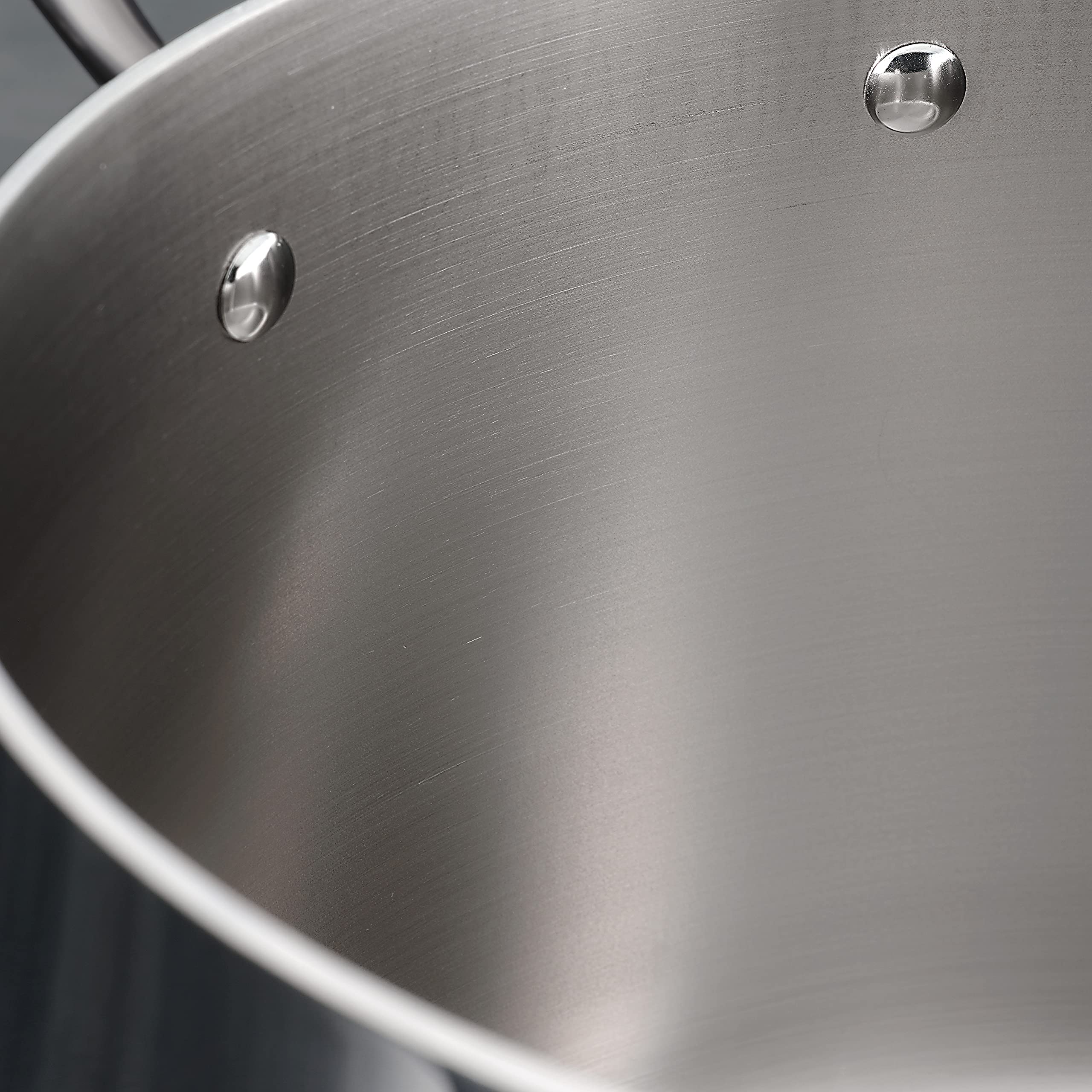 Tramontina Tri-Ply Clad Stainless Steel 3-Quart Saute Pan with Glass Lid - Induction Ready, Dishwasher Safe & NSF Certified Cookware - Perfect for Sautéing, Frying & Simmering - Made in Brazil