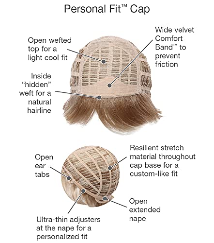 Gabor Instinct Petite-Average Wig Bundle - 5 Piece Set with Christy's Wigs Q&A Booklet, Travel Size Wig Shampoo (2oz), Wig Cap & Wide Tooth Comb | Perfect for Daily Wear, Travel & Special Occasions