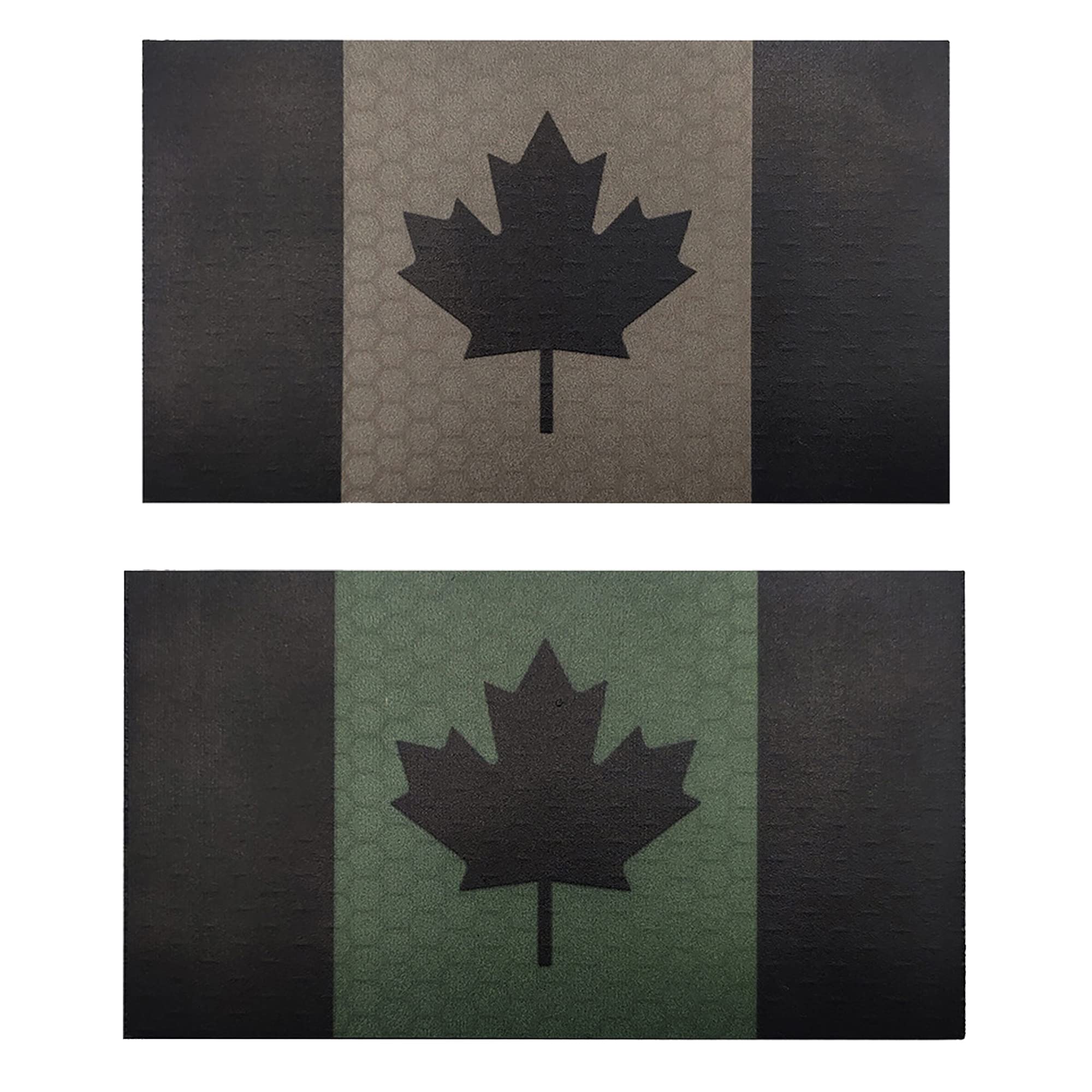 Tactical Infrared Reflective Canada Flag Patches - Military Emblem Badges for Uniforms, Backpacks & Outdoor Gear | Durable Canadian Flags Patch for Military, Police & Outdoor Enthusiasts