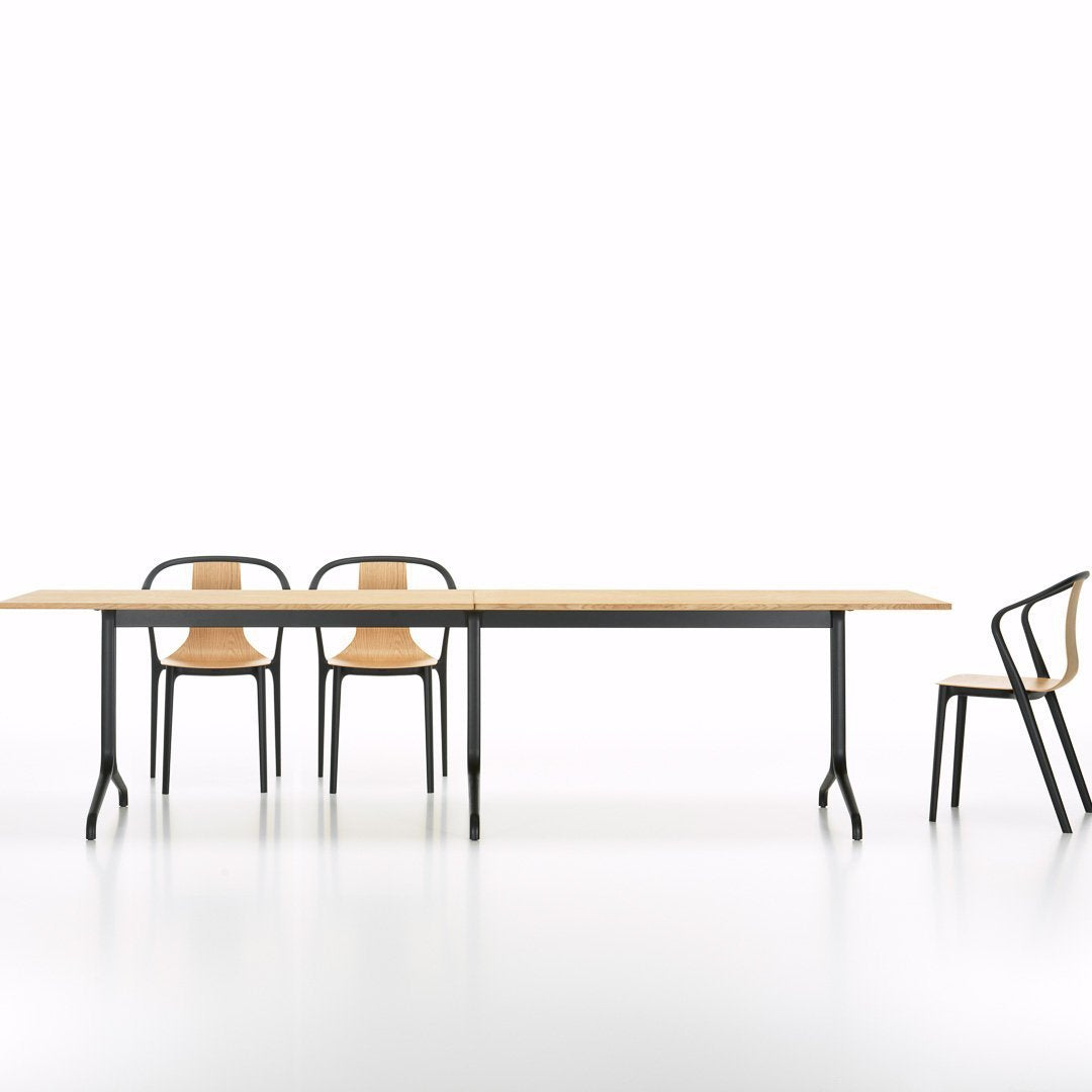 Belleville Bistro Table - Rectangular Indoor Dining Table for Small Spaces, Kitchen, Breakfast Nook, or Balcony - Perfect for Coffee, Meals & Entertaining