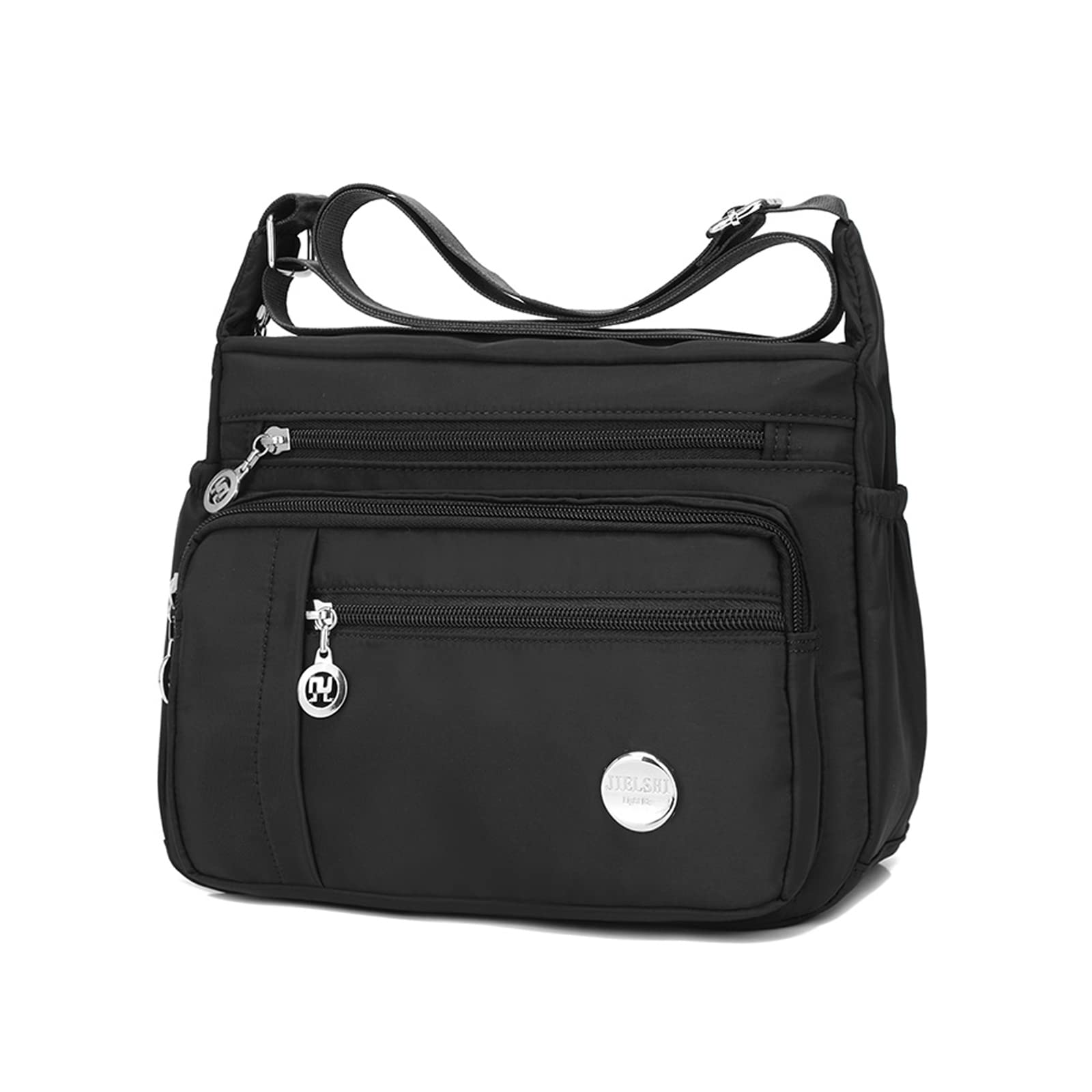 Blostirno Women's Waterproof Nylon Crossbody Bag - Lightweight Shoulder Purse with Multiple Pockets for Travel, Shopping & Everyday Use