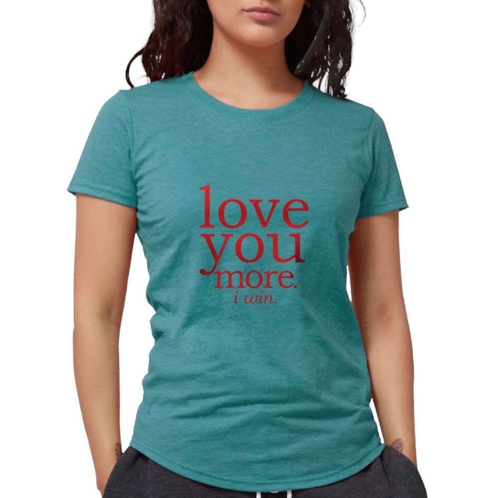 Love You More I Win Tri-Blend T-Shirt | Soft & Comfortable Graphic Tee for Men & Women | Perfect for Couples, Anniversaries & Funny Gifts