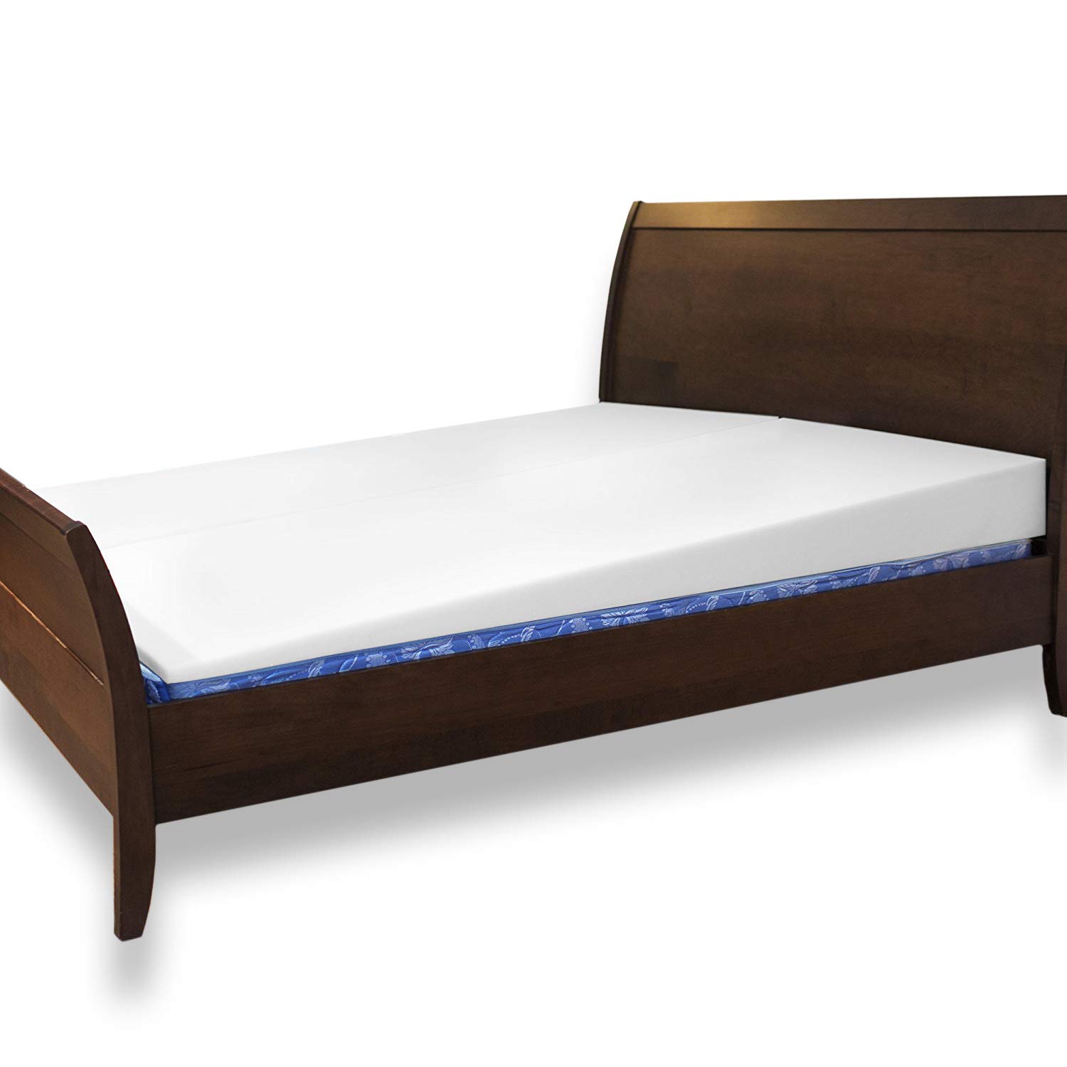 Avana 7-Inch Under Bed Mattress Elevator - Adjustable Incline Foam Bed Riser for Twin Size Beds | Ideal for Back Pain Relief, Acid Reflux & Improved Sleep Comfort