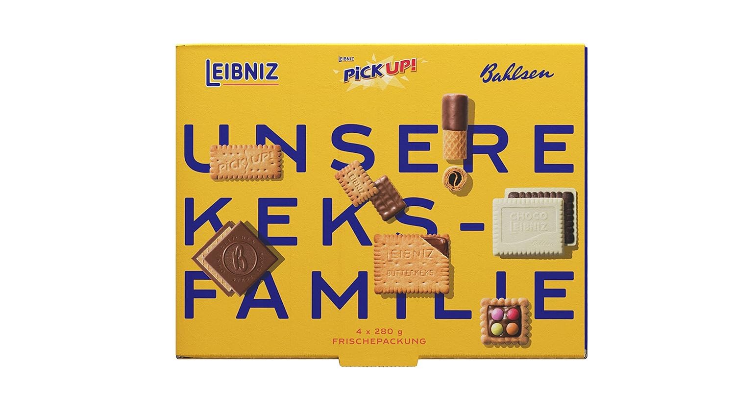 Bahlsen Unsere Keksfamilie - 1.12kg Family Cookie Assortment with 7 Crunchy Varieties | Perfect for Snacking, Gifts & Family Gatherings