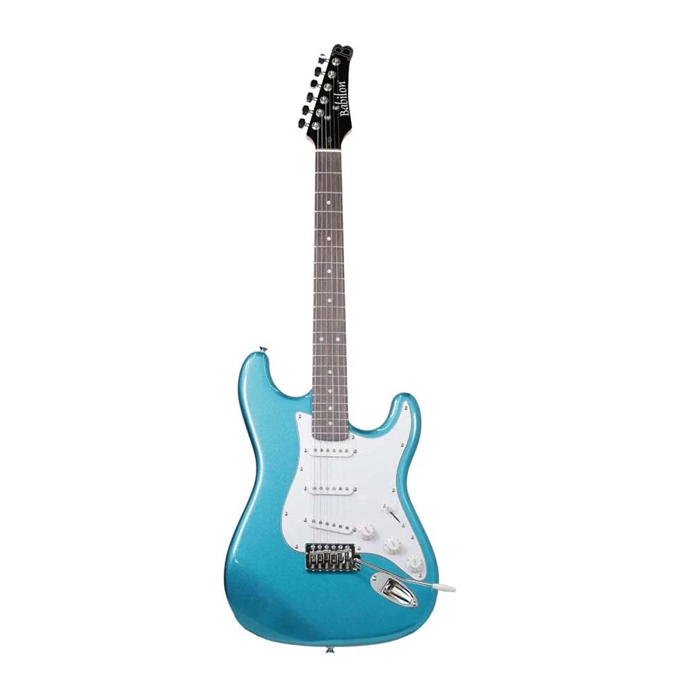 Babilon Electric Guitar - Professional Blue Electric Guitar for Beginners & Musicians | Perfect for Rock, Blues & Live Performances