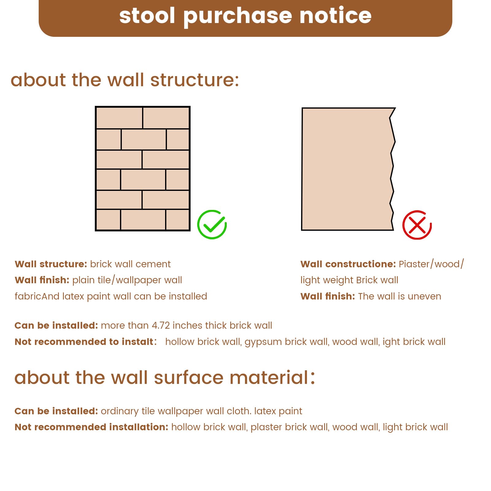 Space Saving Wall Mounted Shoe Changing Stool - Foldable Entryway Stool Chair in Tea Grey | Perfect for Small Hallways, Mudrooms & Closet Organization