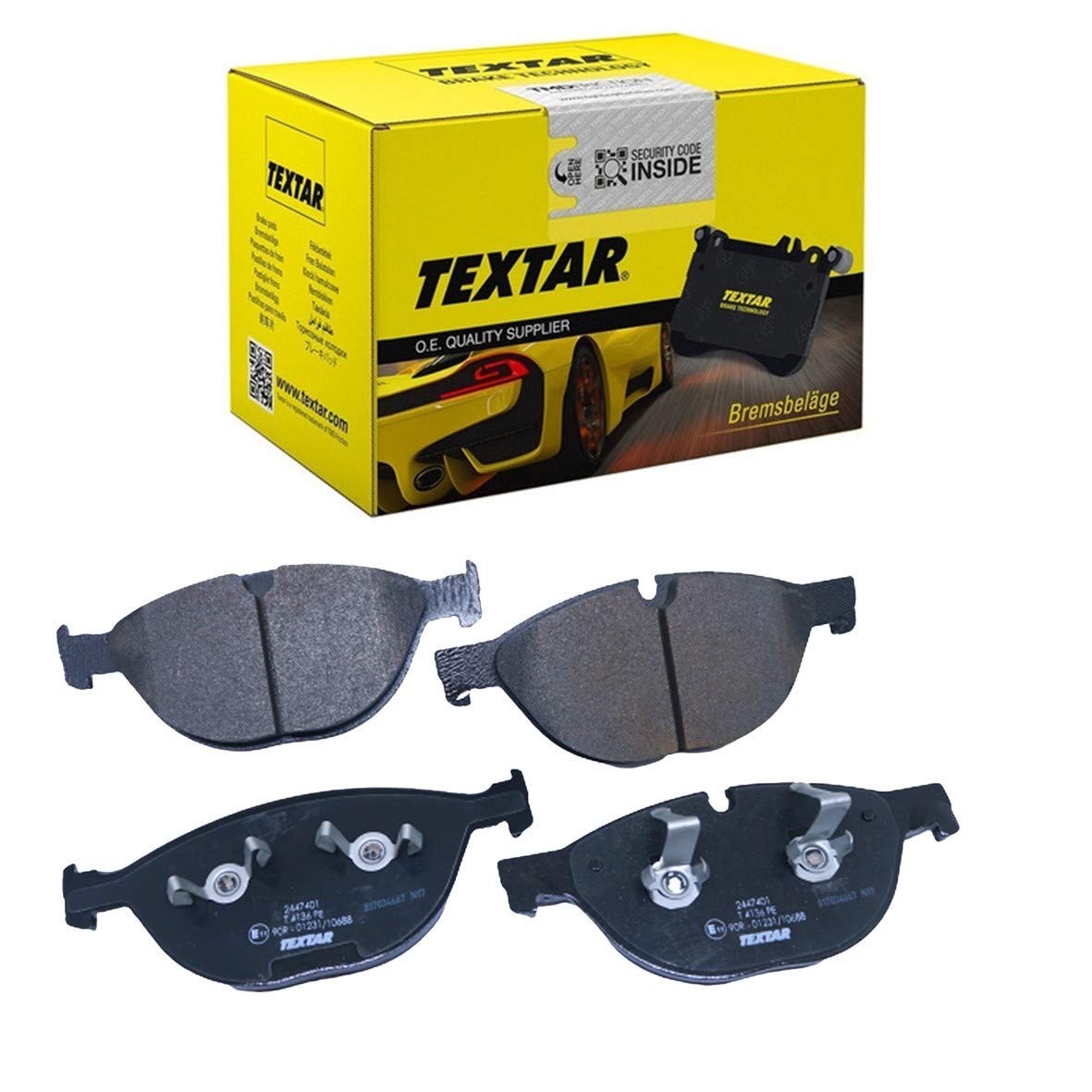 High-Performance 2447401 Disc Brake Pads - Premium Friction Material for Cars, Trucks & SUVs - Perfect for Daily Commuting, Off-Road Adventures & Heavy-Duty Towing