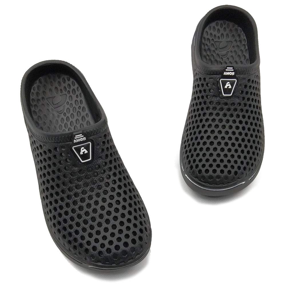 Amoji Kids Garden Clogs Slippers - Waterproof Outdoor Play Shoes for Boys & Girls - Perfect for Beach, Pool, Backyard, and Gardening Activities
