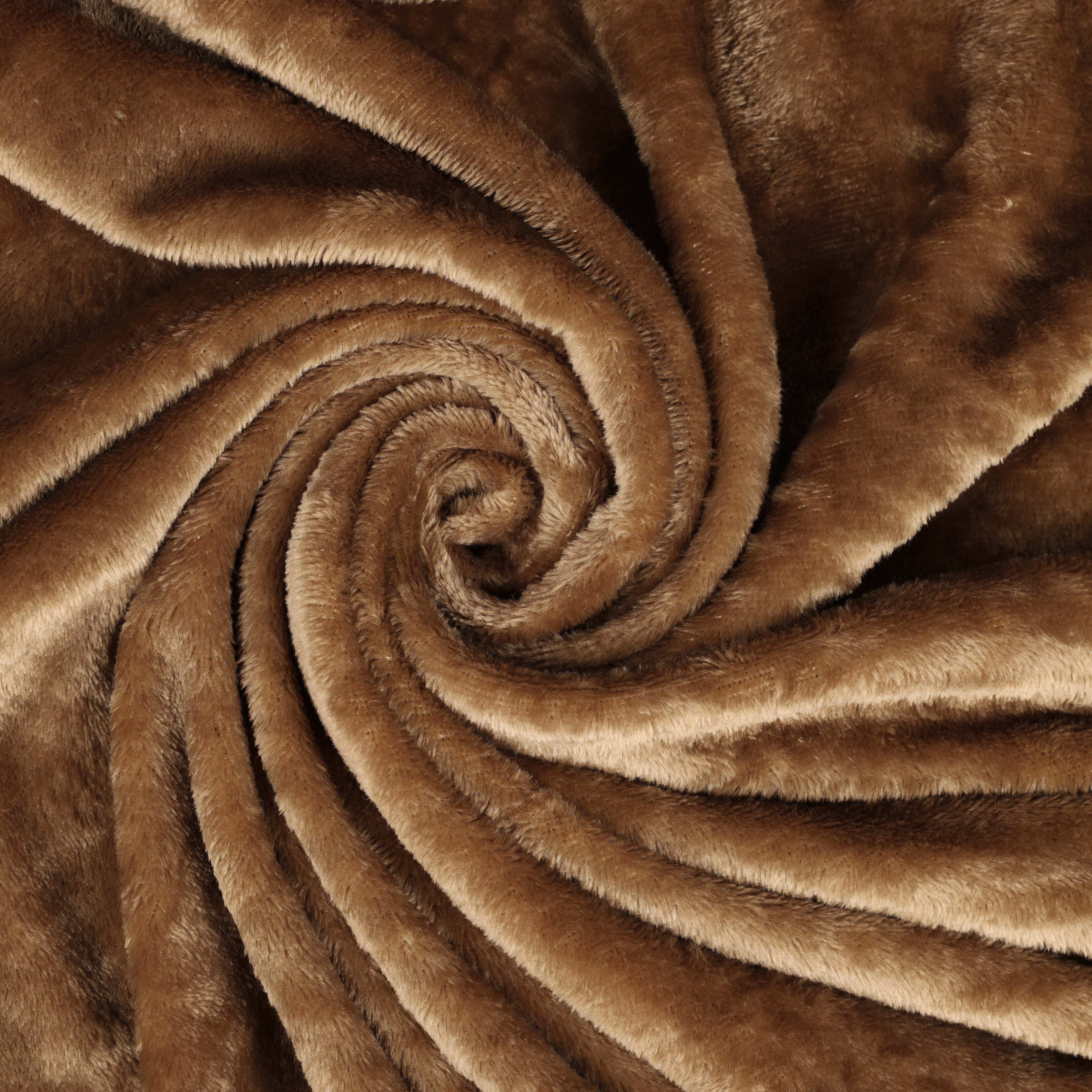 Soft Fleece Plush Blanket - Medium Weight Fluffy Cozy Throw for Couch, Bed & Home Decor - Perfect for Winter, Gifts & Relaxation